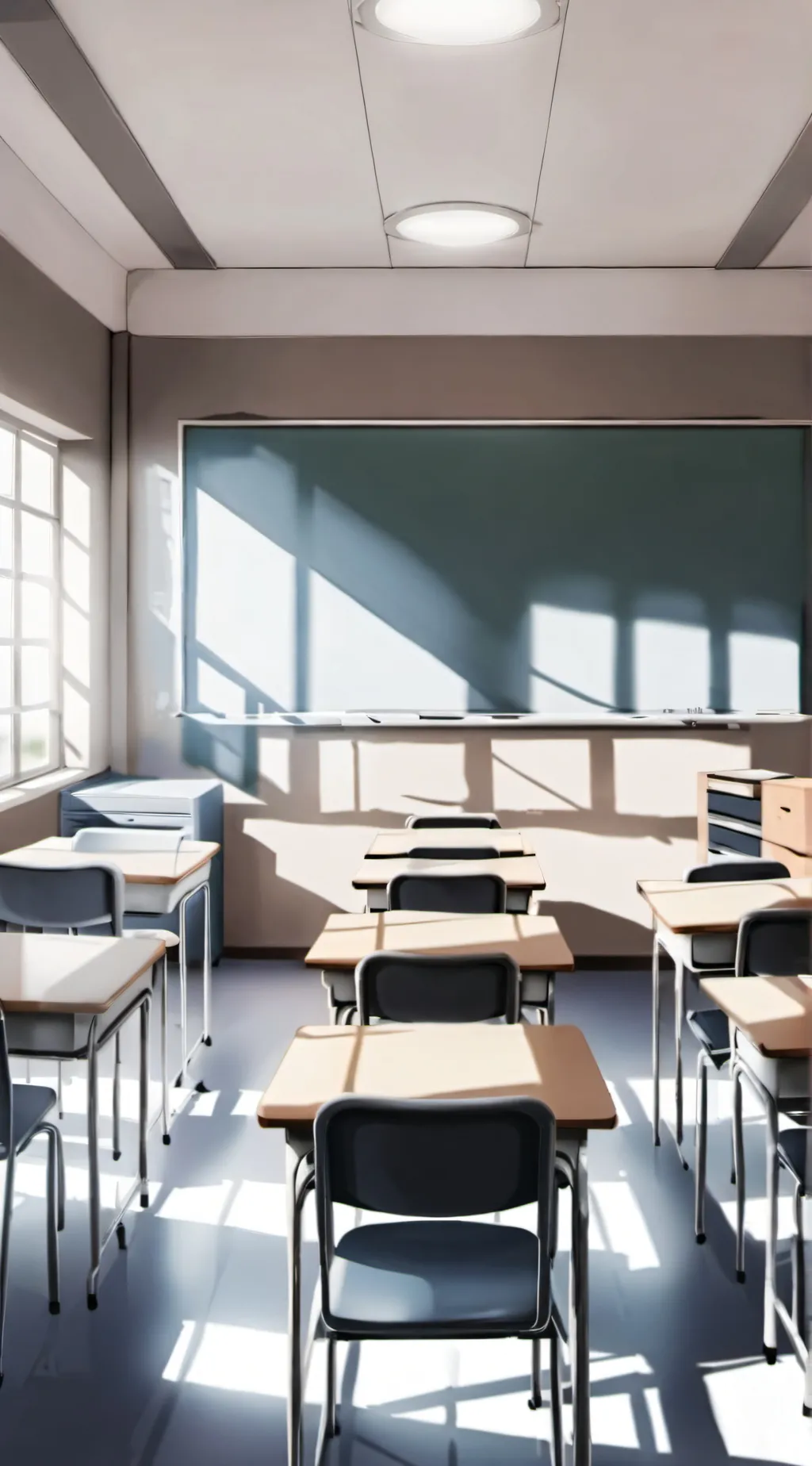 ai character: Fat School background