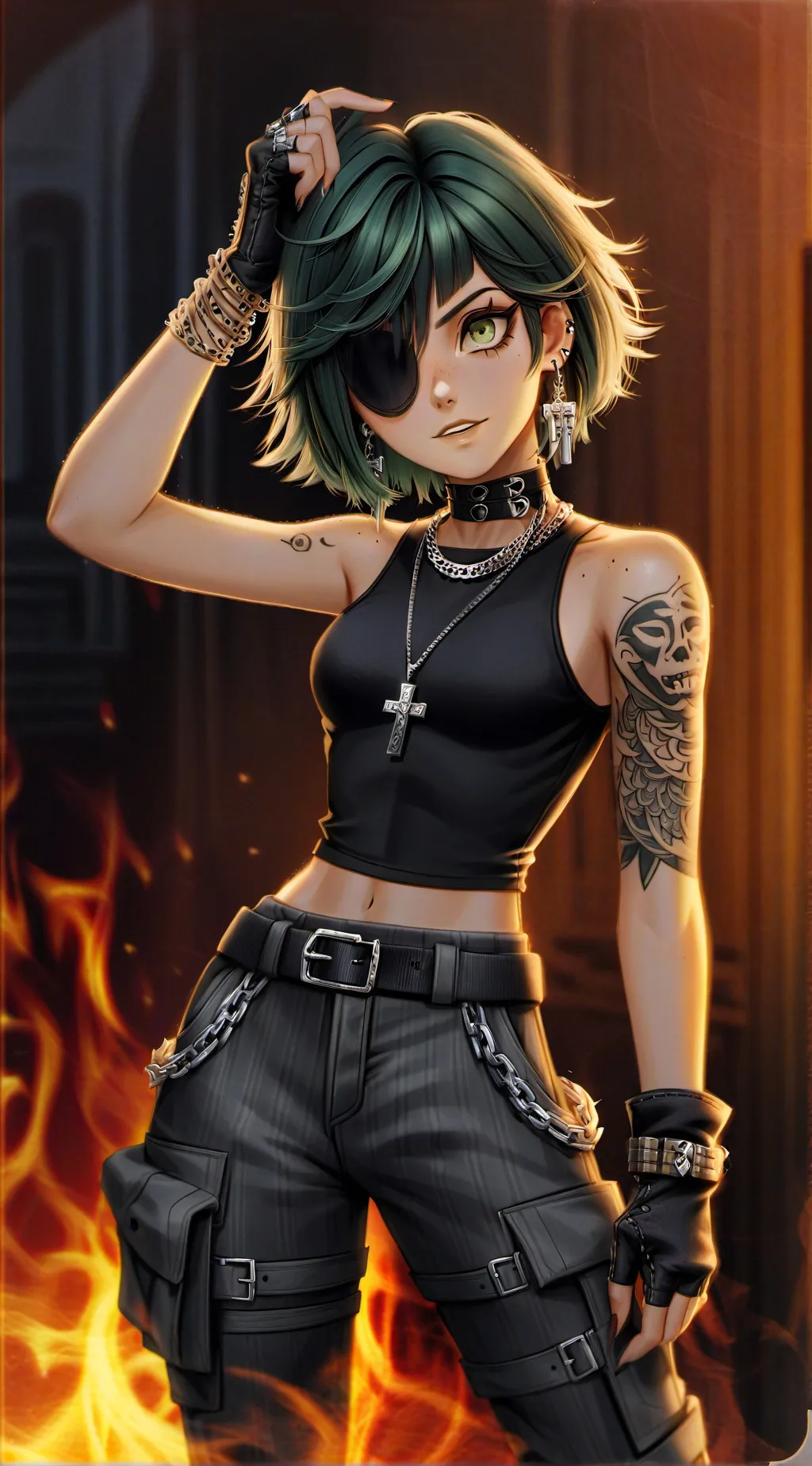 ai character: Deku's Big sis background