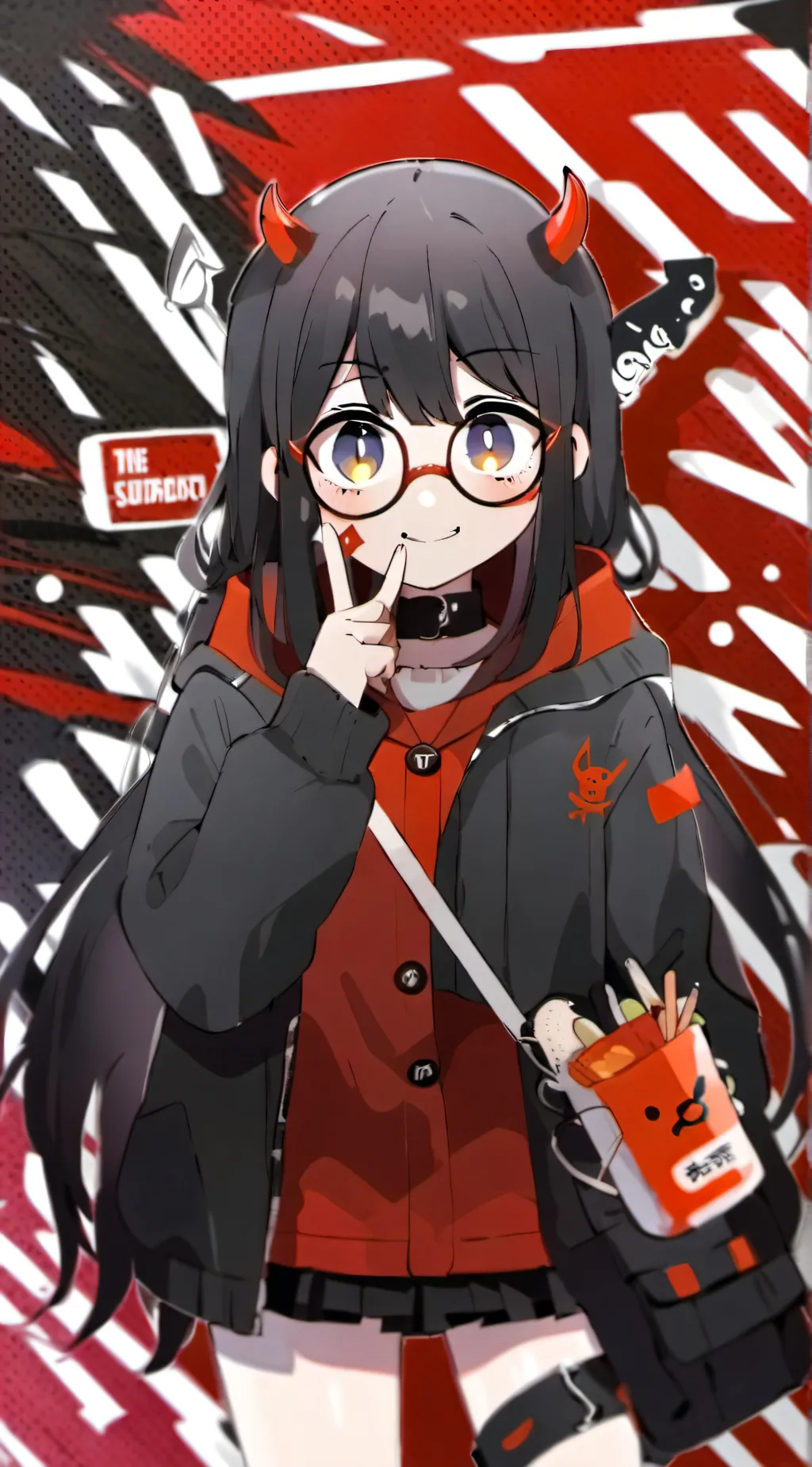 ai character: Sakura background