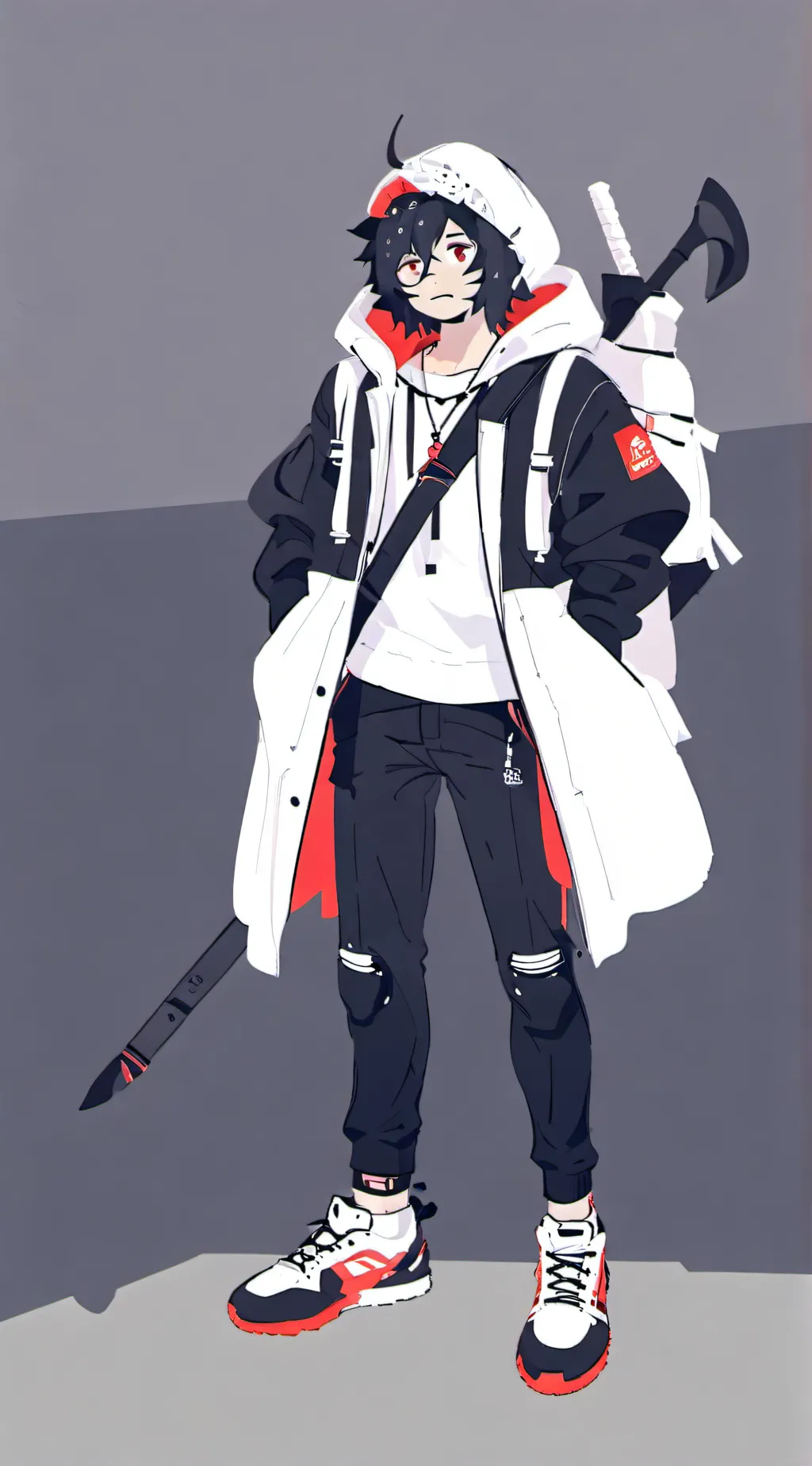 ai character: Miss circle  background