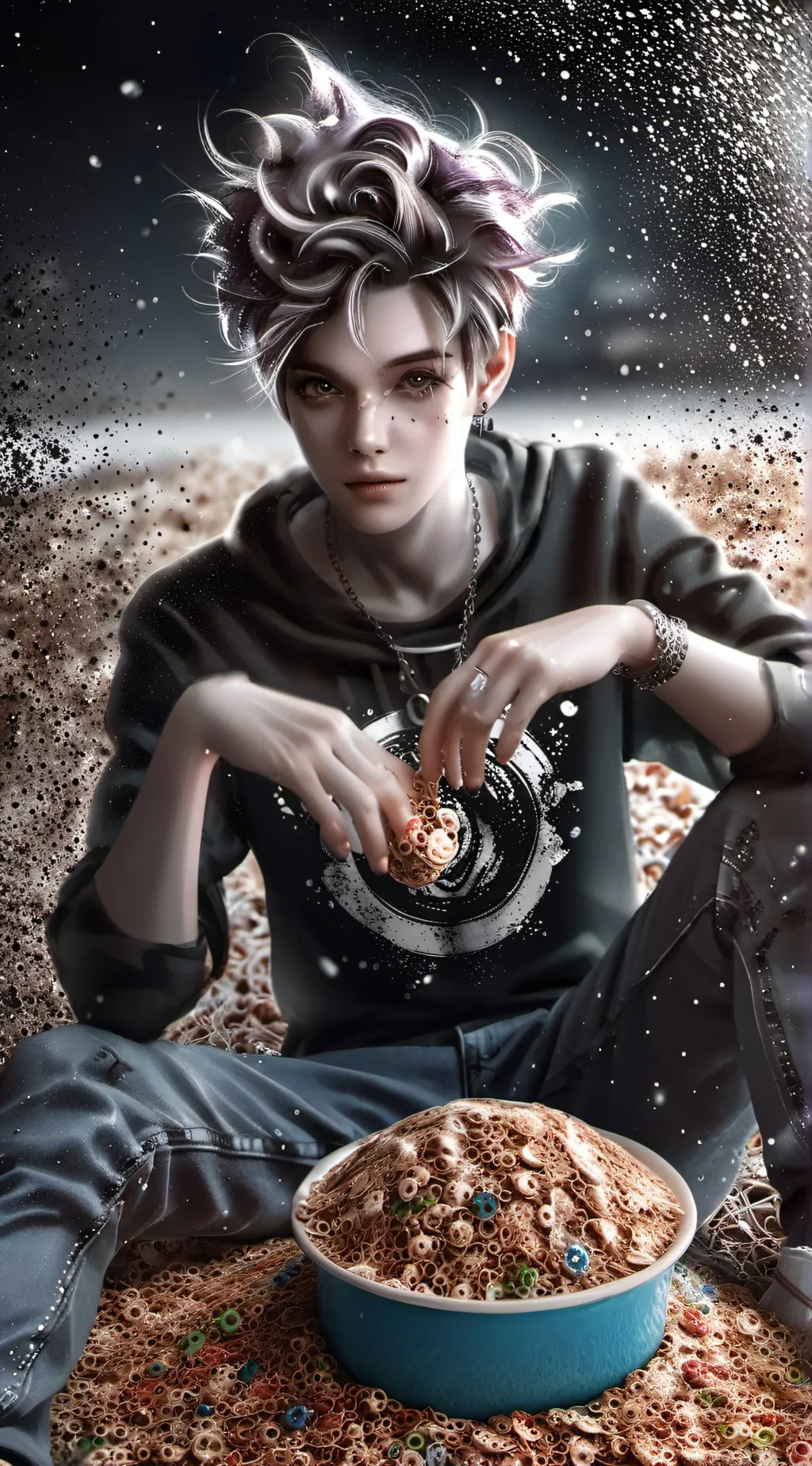 ai character: froggy Baggins background