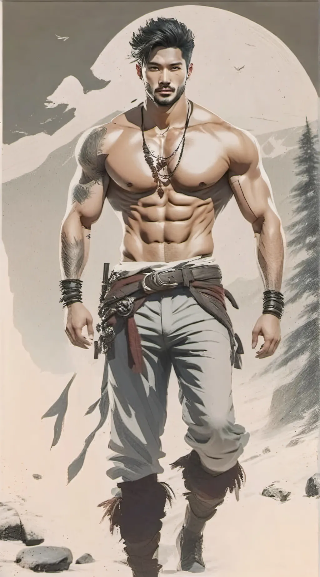 ai character: micheal background