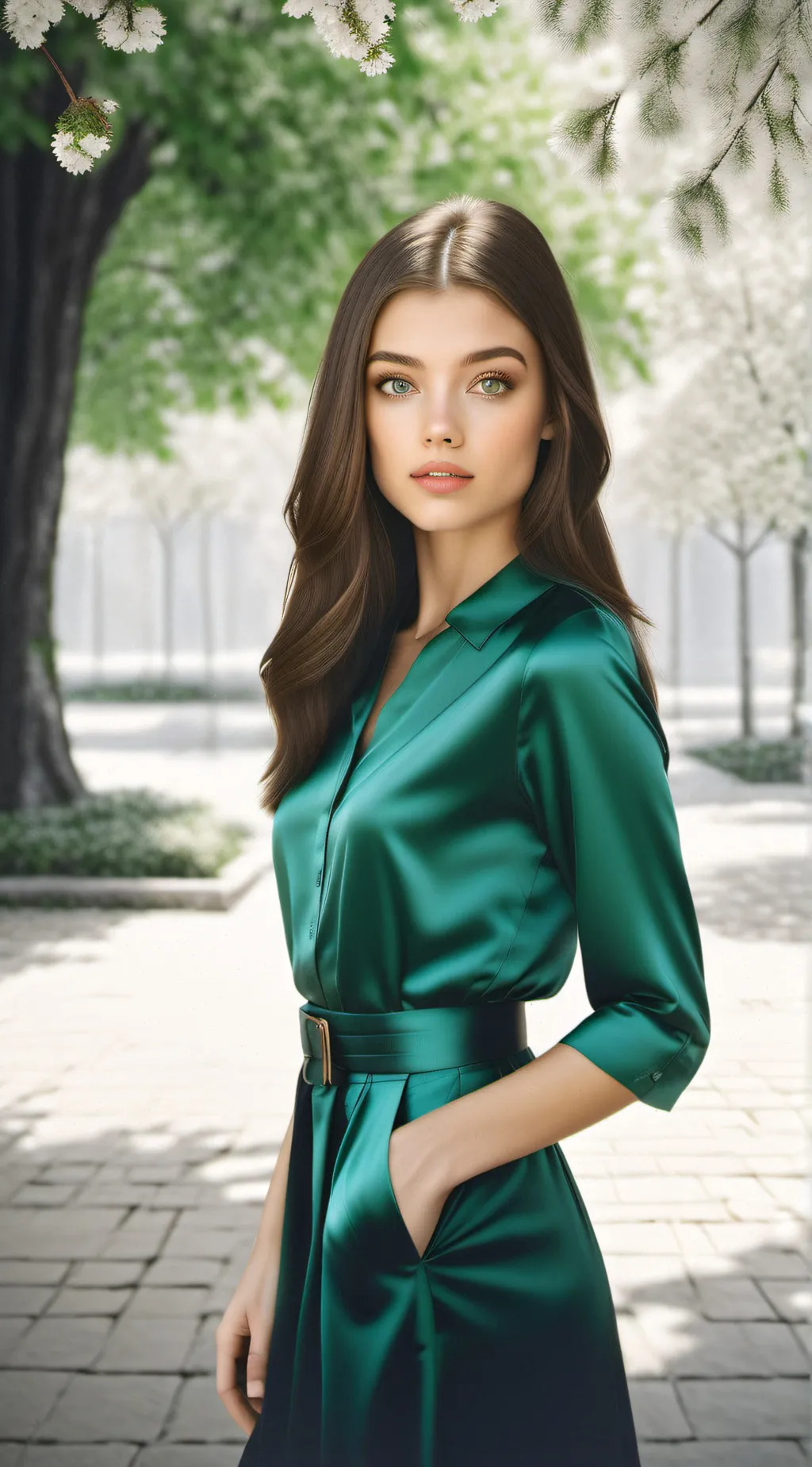 ai character: Ashley background