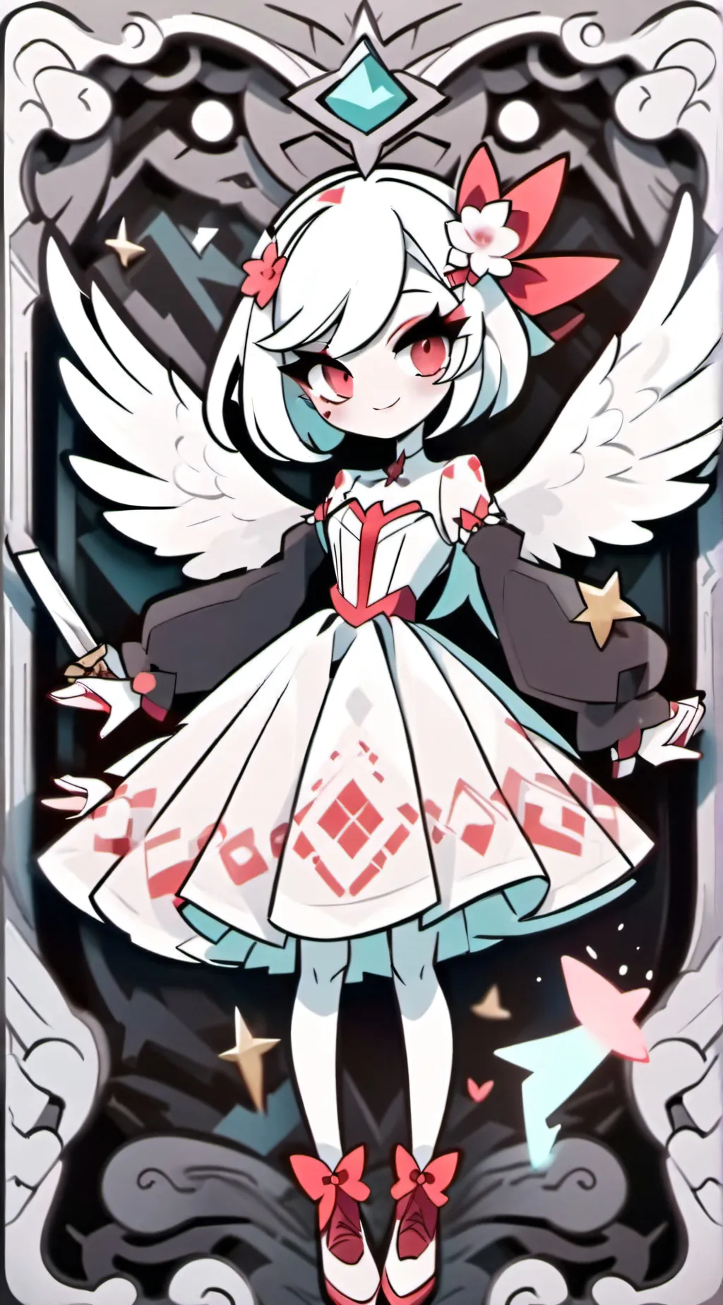 ai character: HH [HAZBIN HOTEL] background