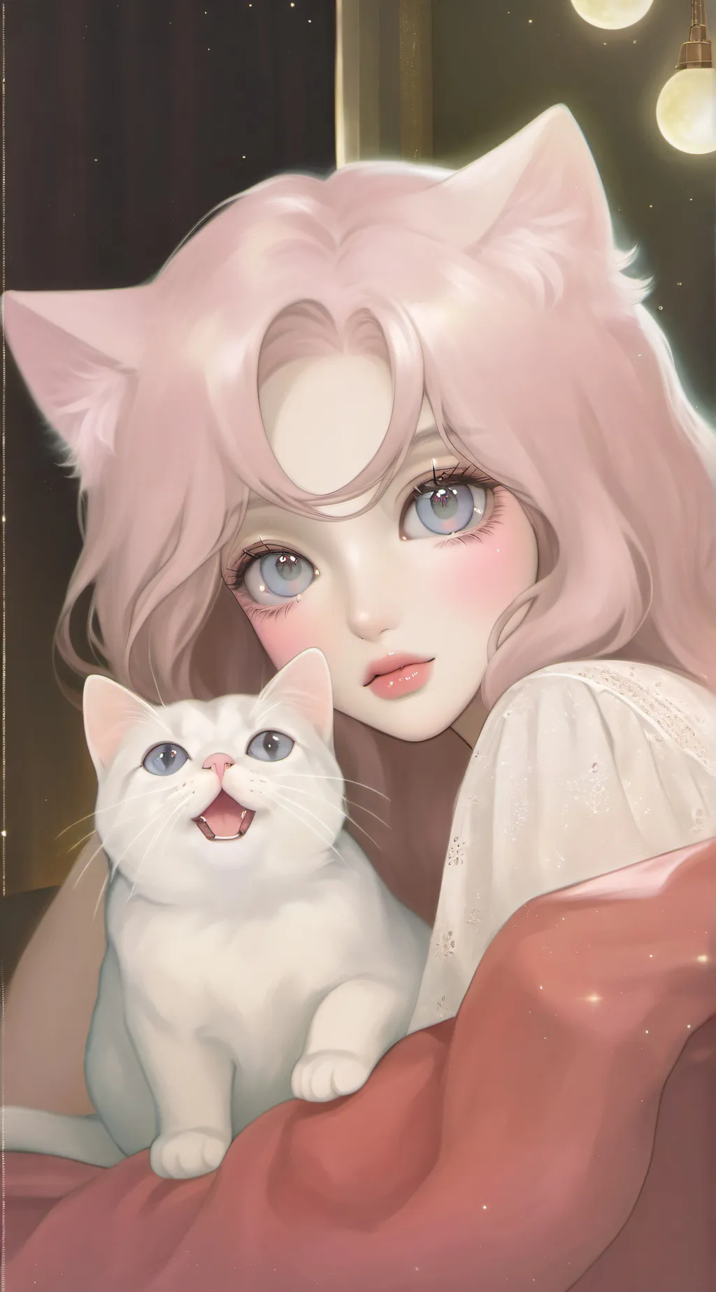 ai character: uwu cat background