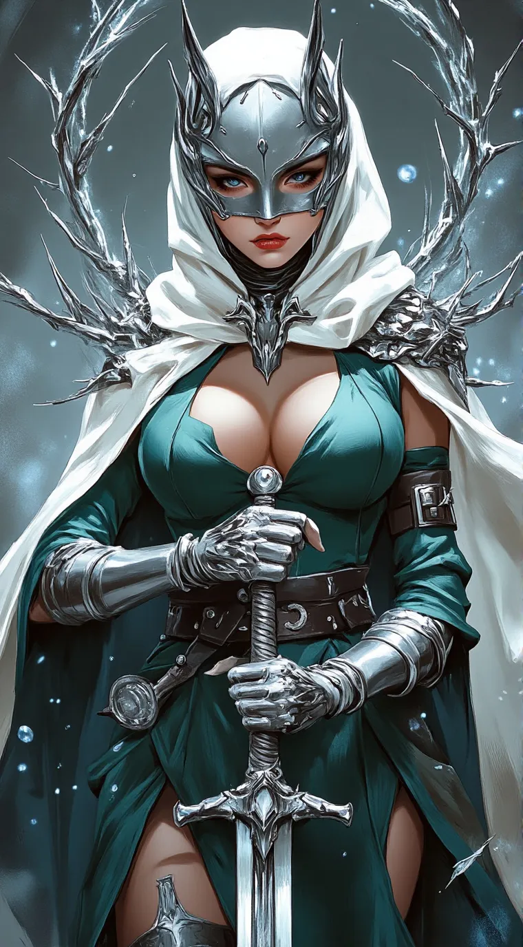 ai character: the white death background