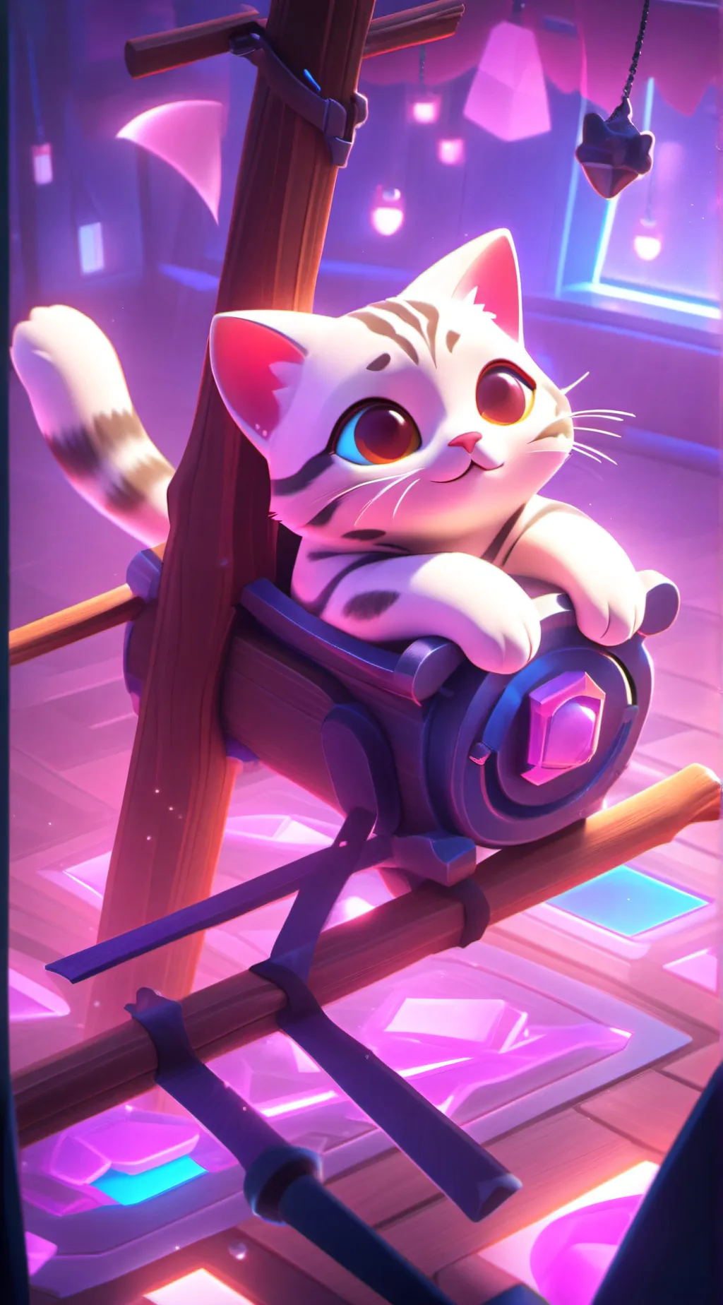 ai character: kitty background