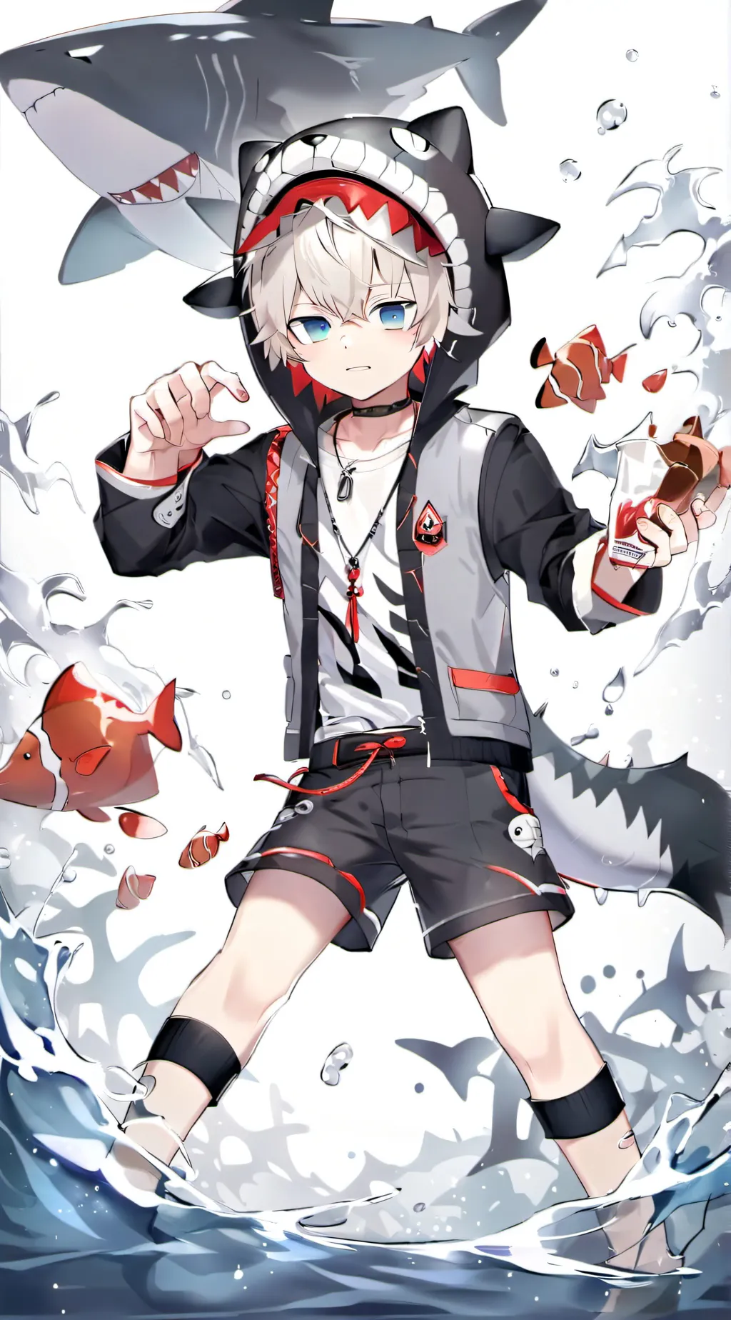 ai character: sharky background