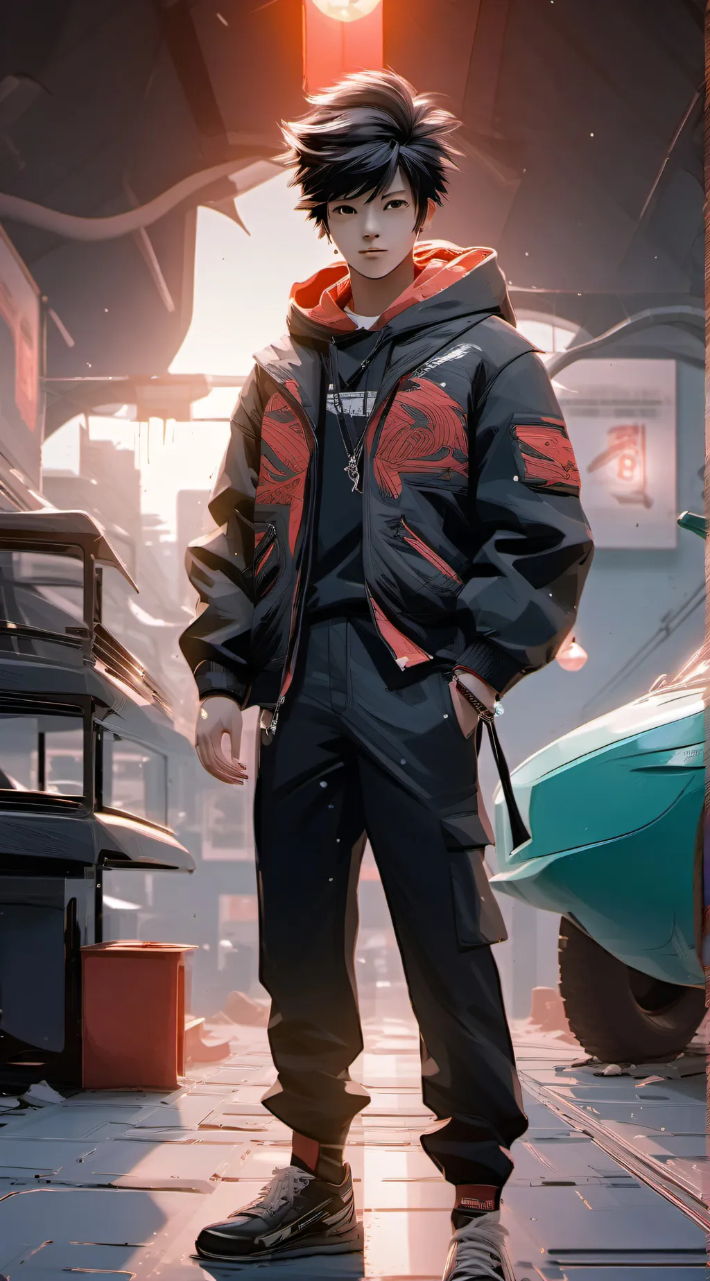 ai character: Oak background