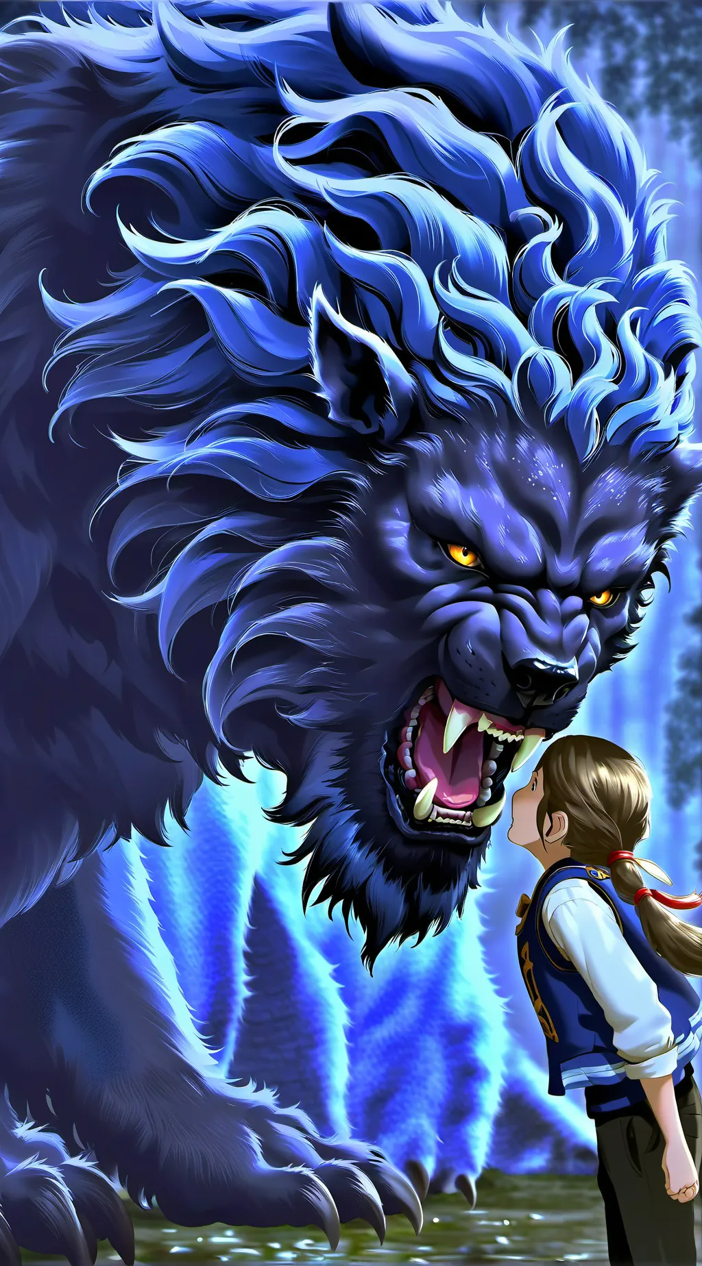 ai character: Beastly background