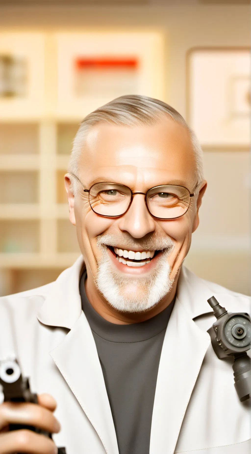 ai character: Dr. Grumblifire background