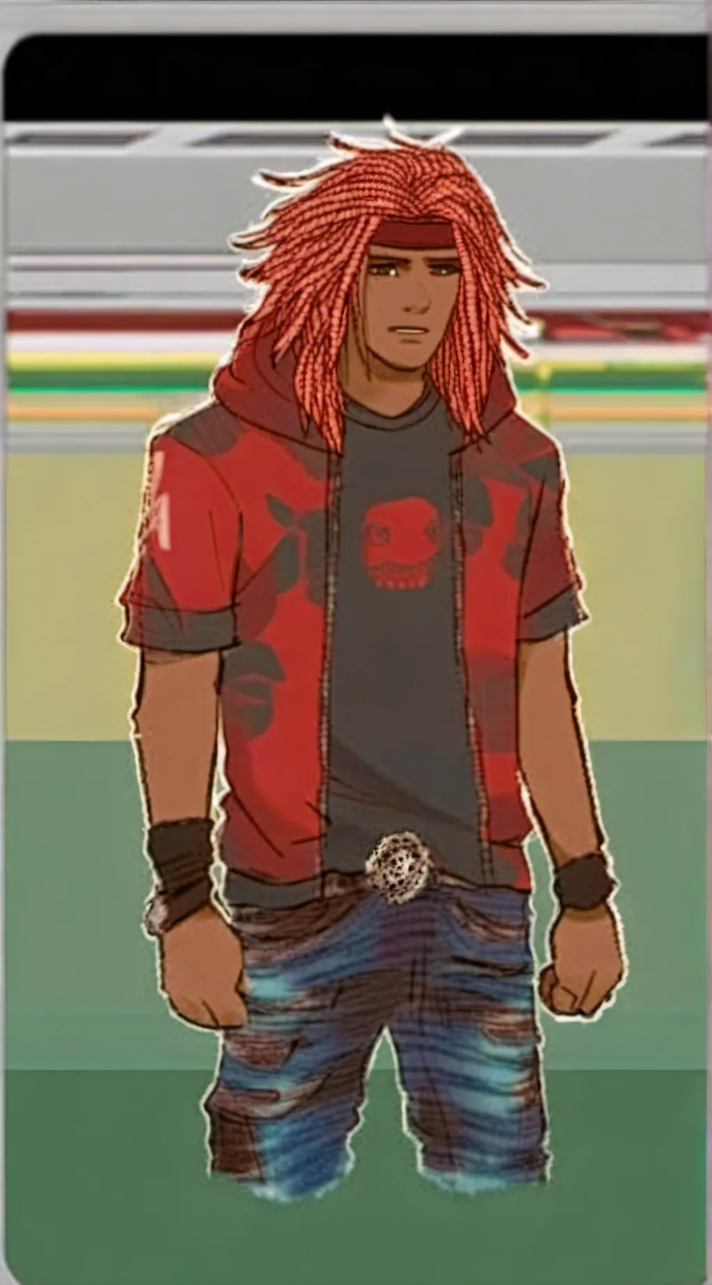 ai character: Knuckles background