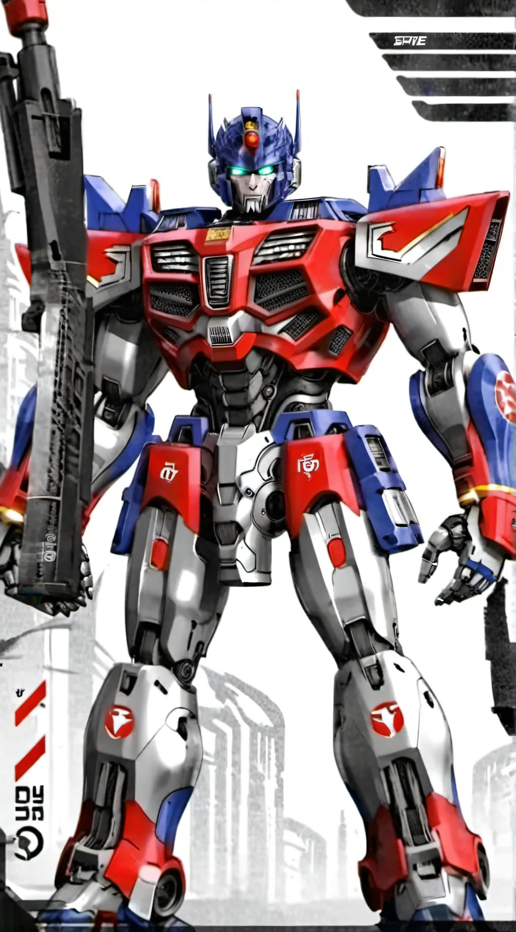 ai character: Optimus prime background