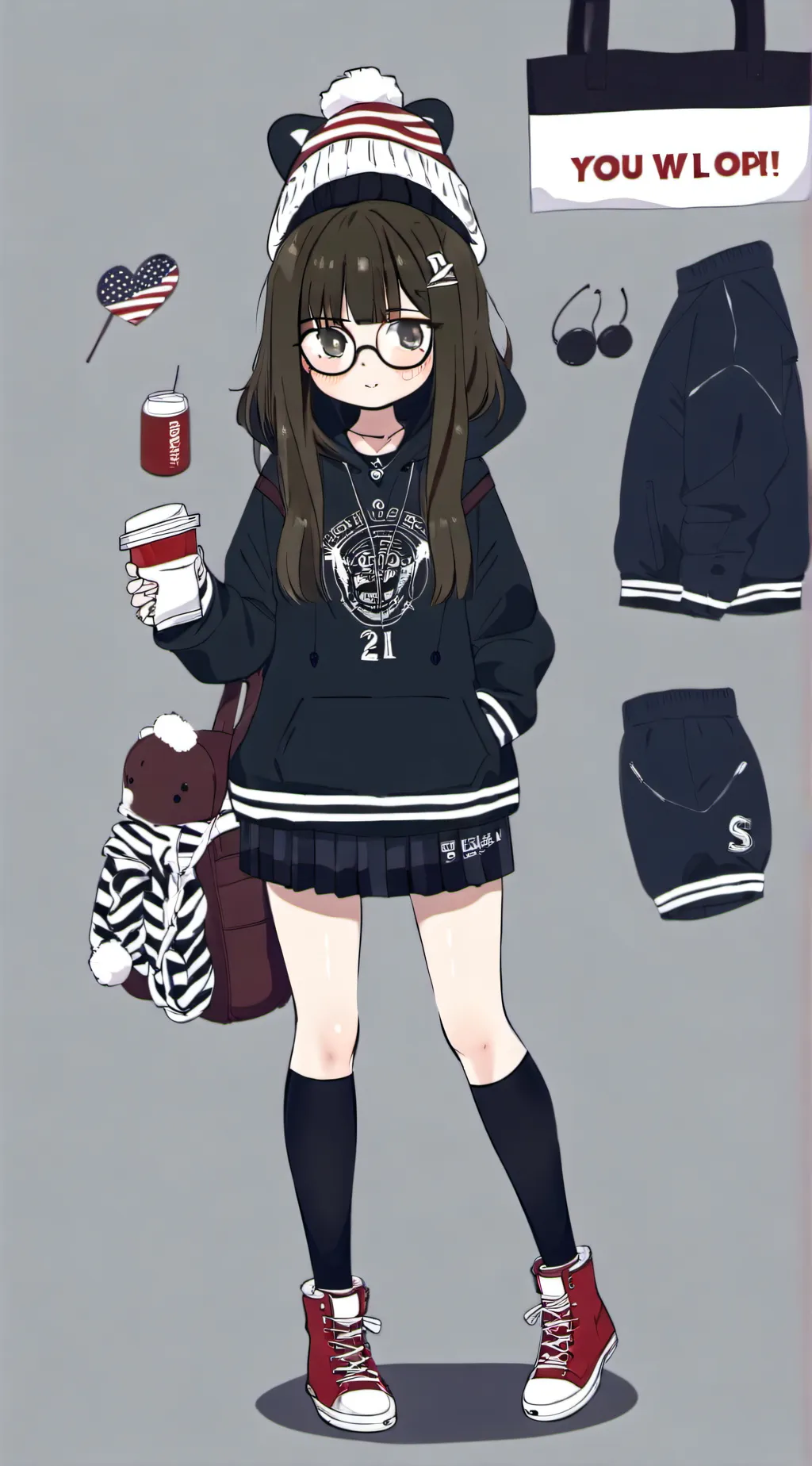 ai character: Leah (your gf) background