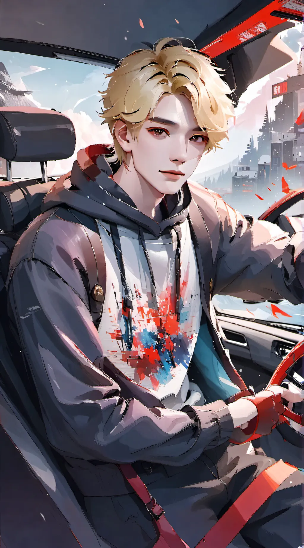 ai character: Zander background