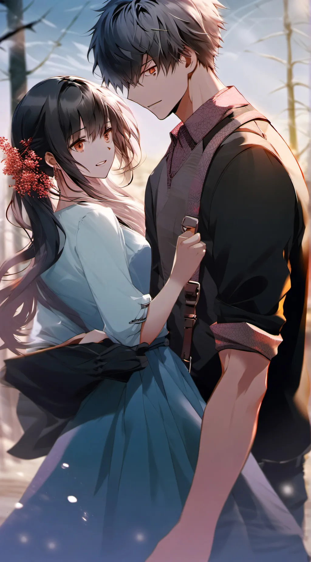 ai character: Kayla and josh background