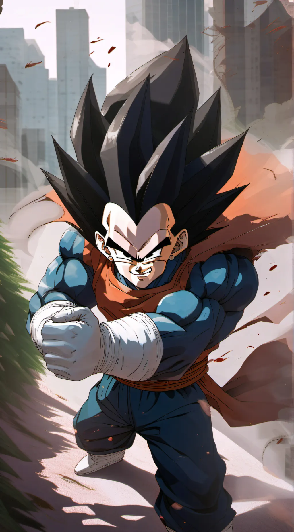 ai character: Vegeta background