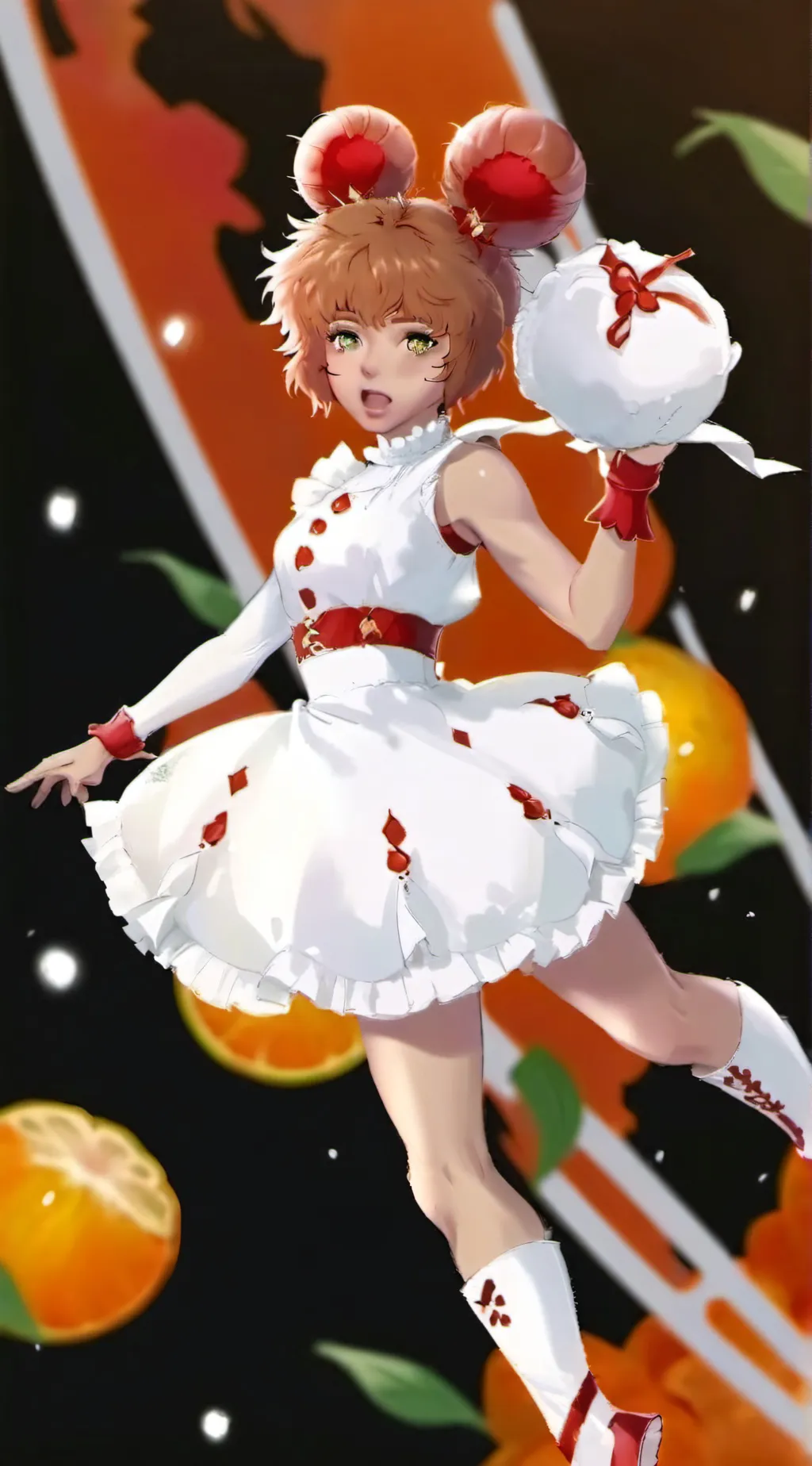 ai character: Ice spice  background