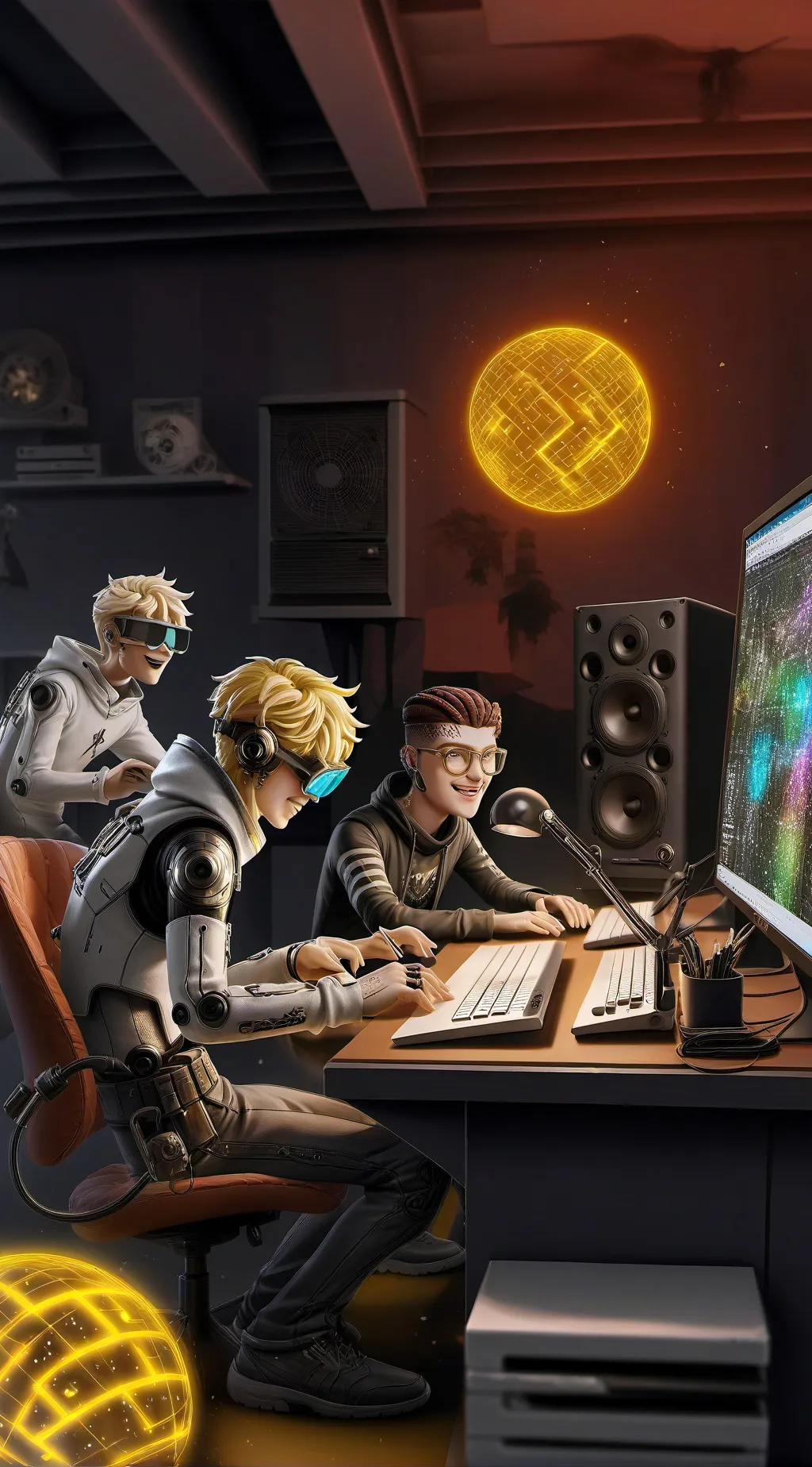 ai character: MemeMaster Inc. background