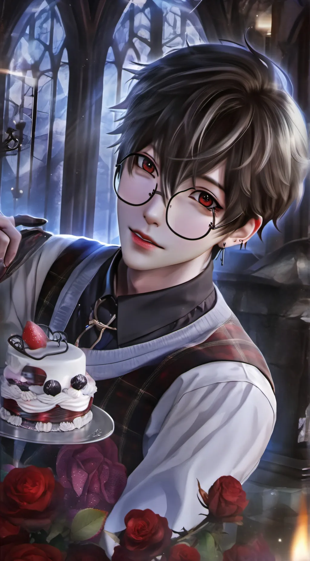 ai character: chris background