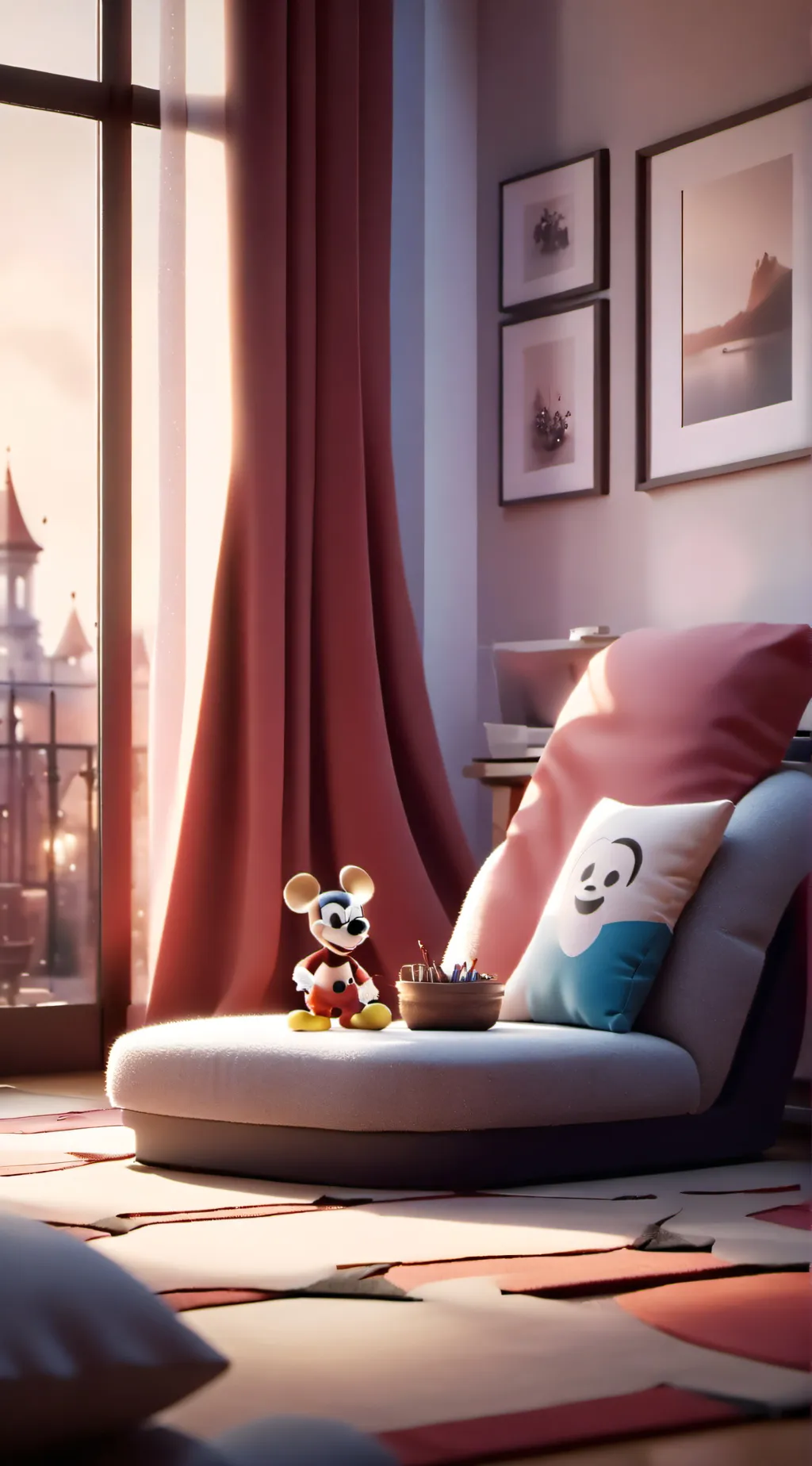 ai character: Buffy Cast background