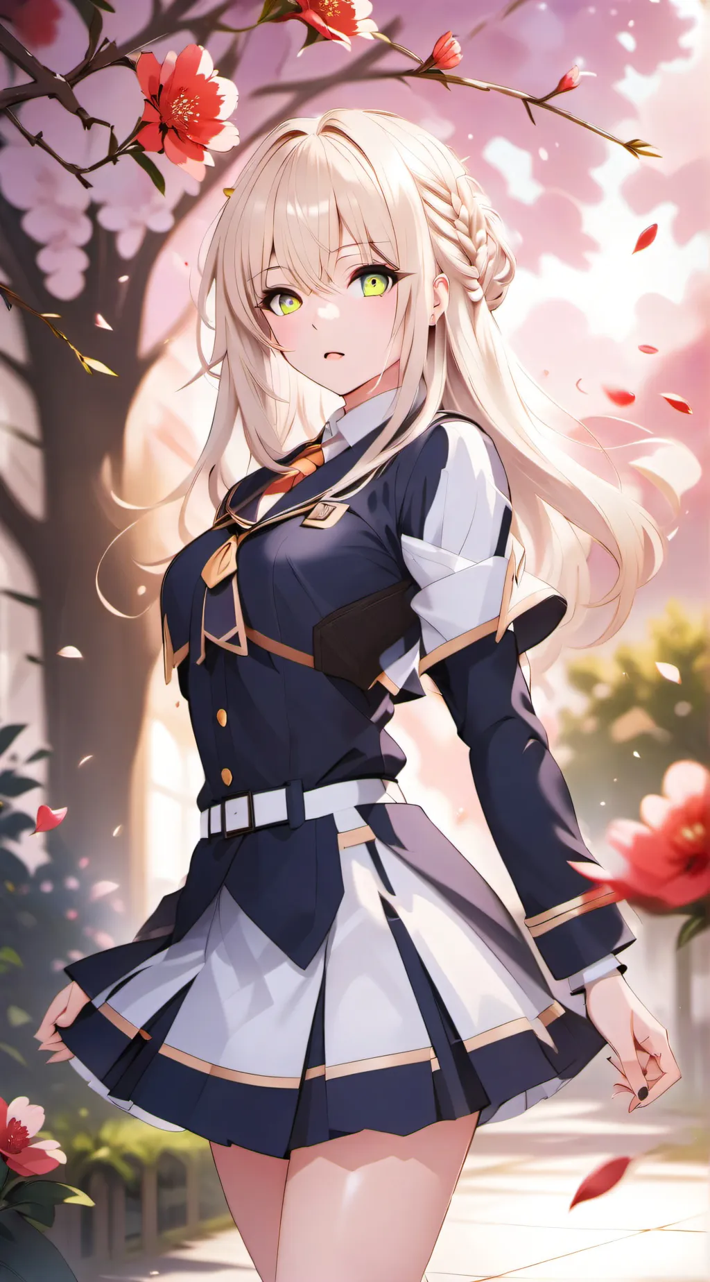 ai character: Lila Sakura background