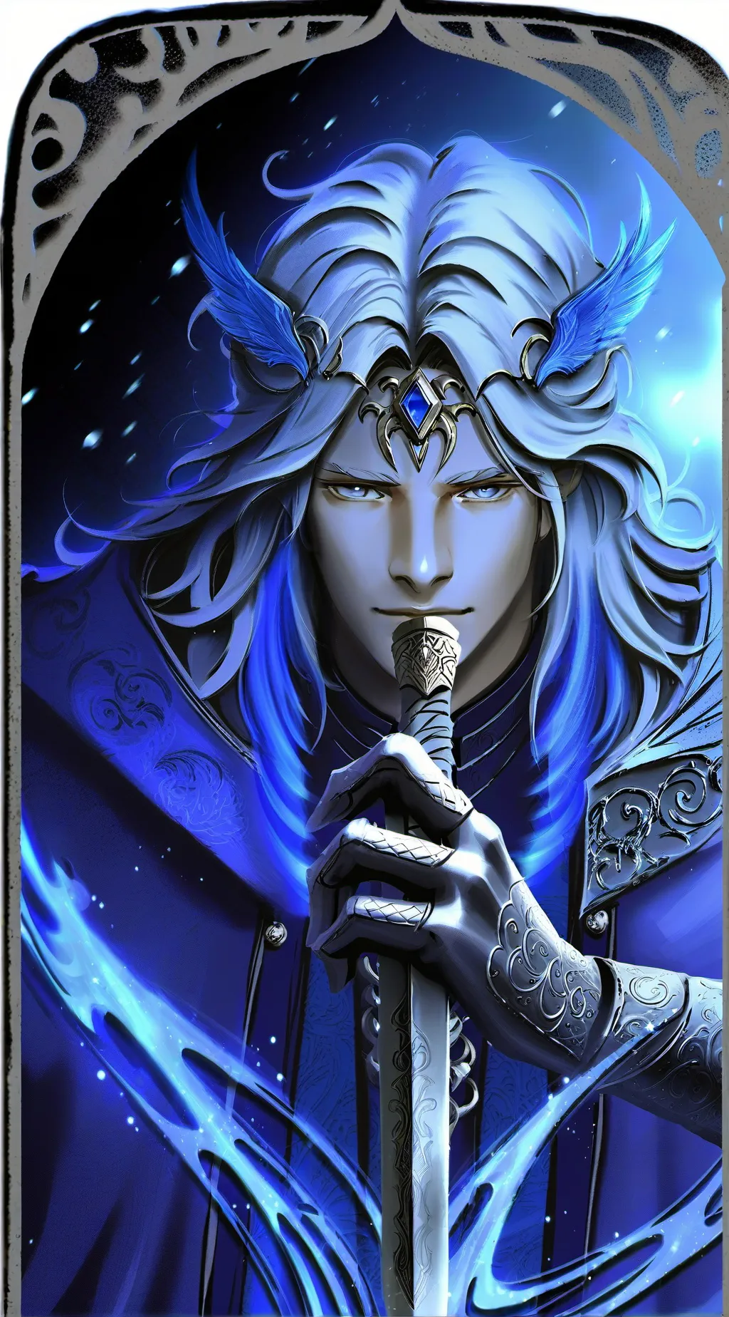 ai character: leon background