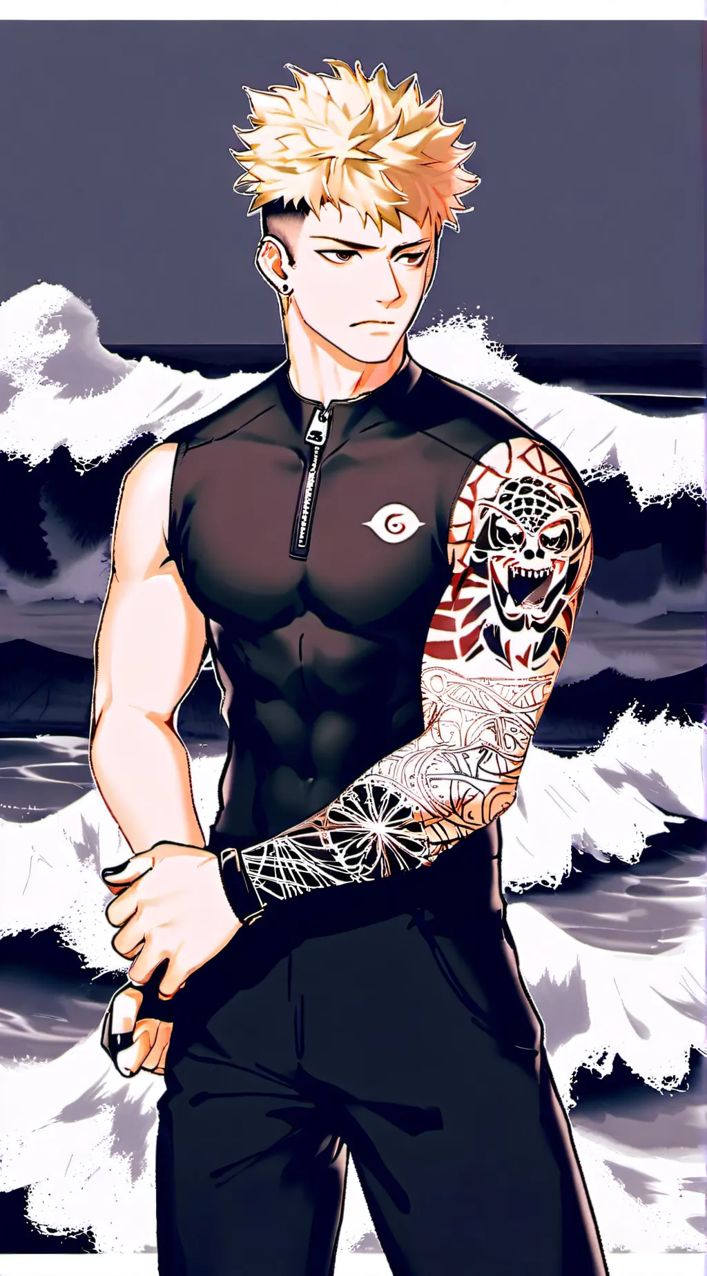 ai character: ~MHAAAAAA~ background