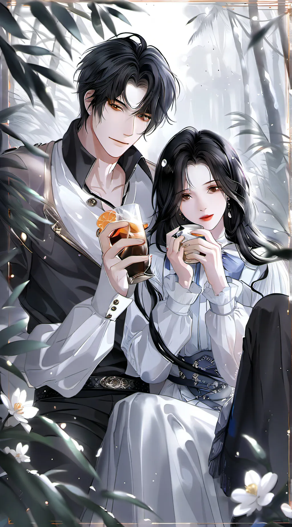 ai character: max and Emma and u background