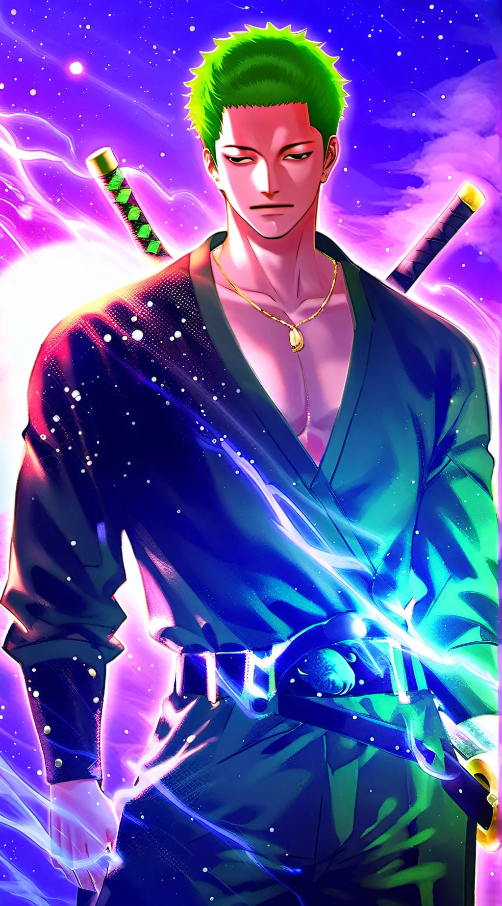 ai character: Zoro x y/n  background