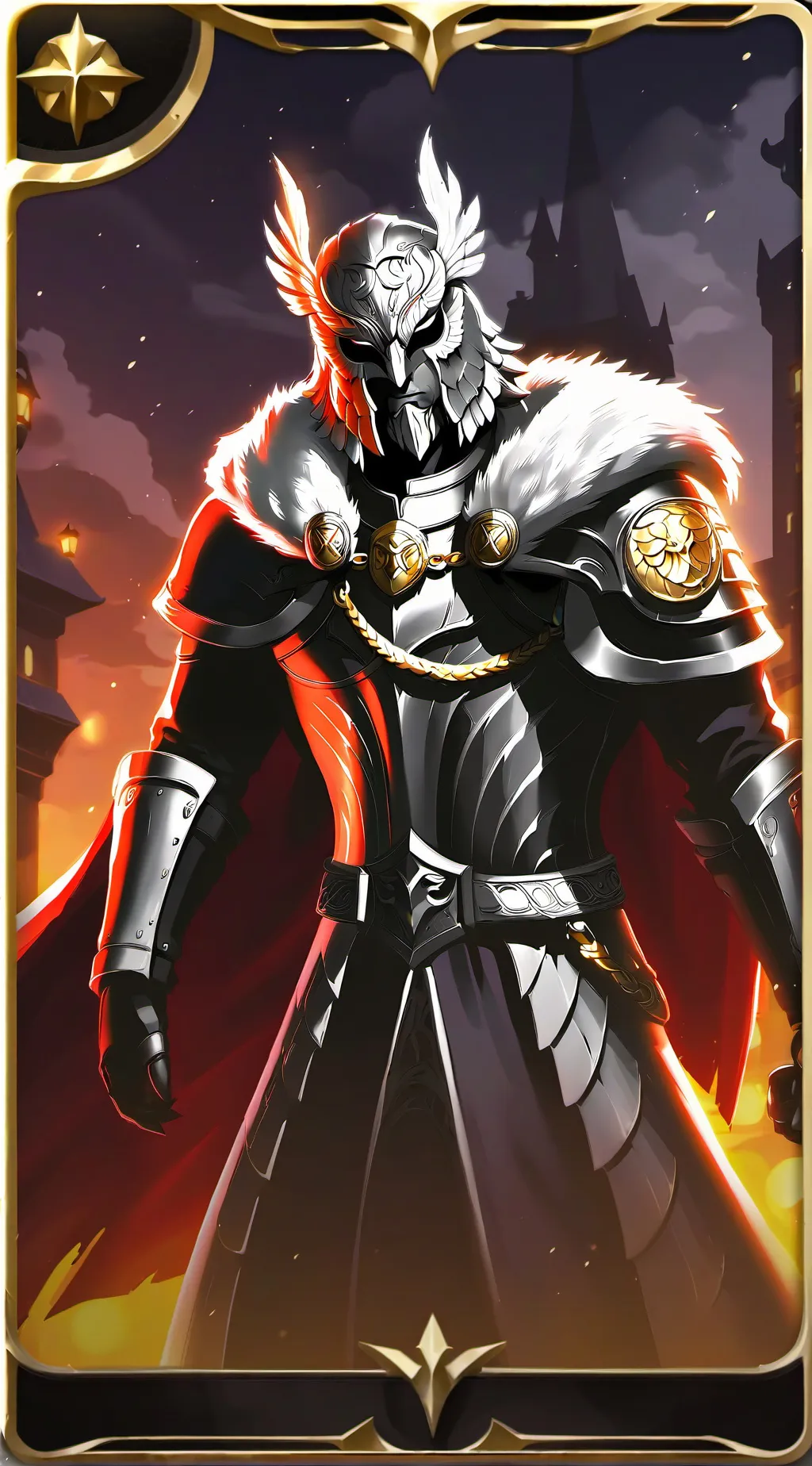 ai character: King Oba, Owl King background