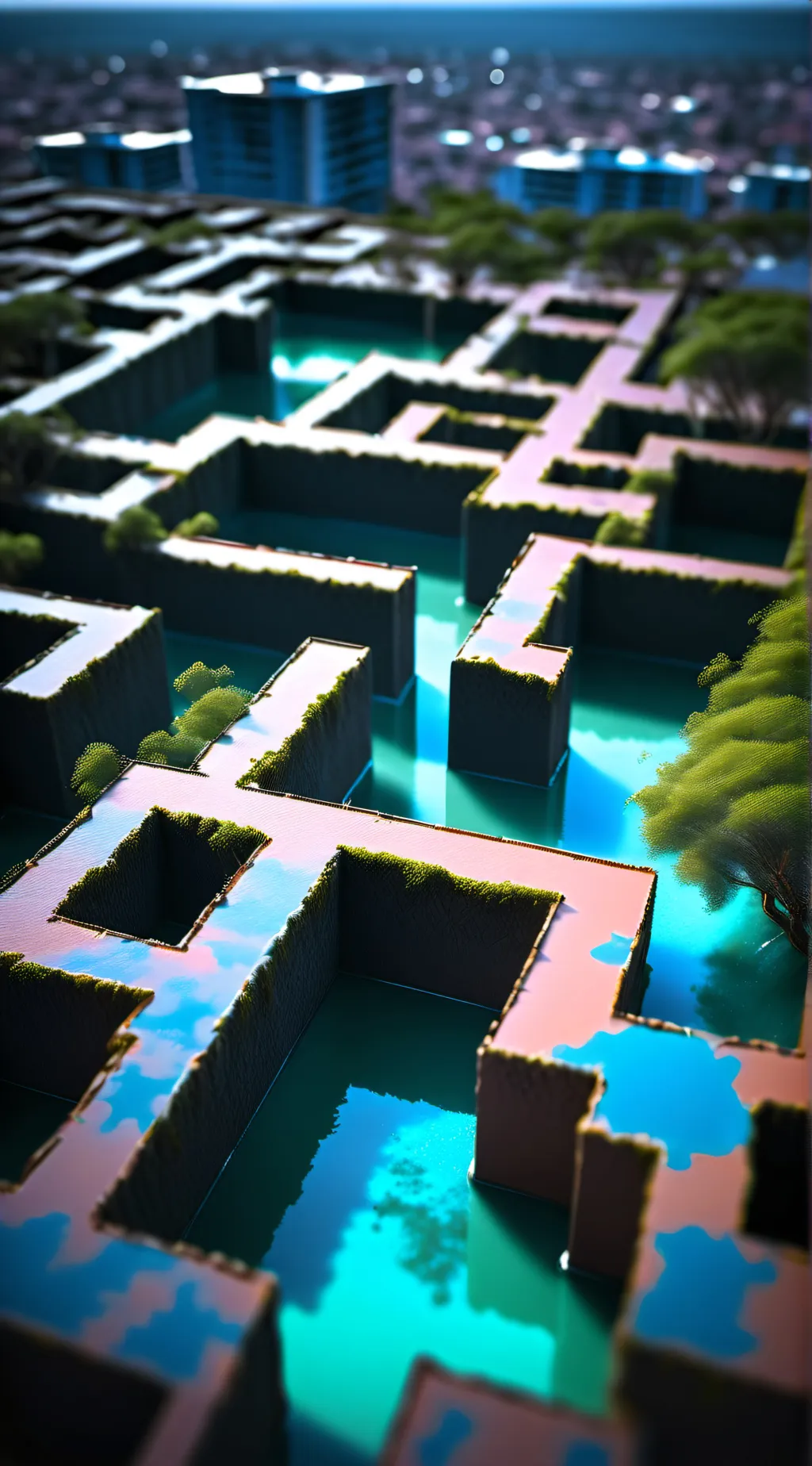 ai character: the maze runners  background