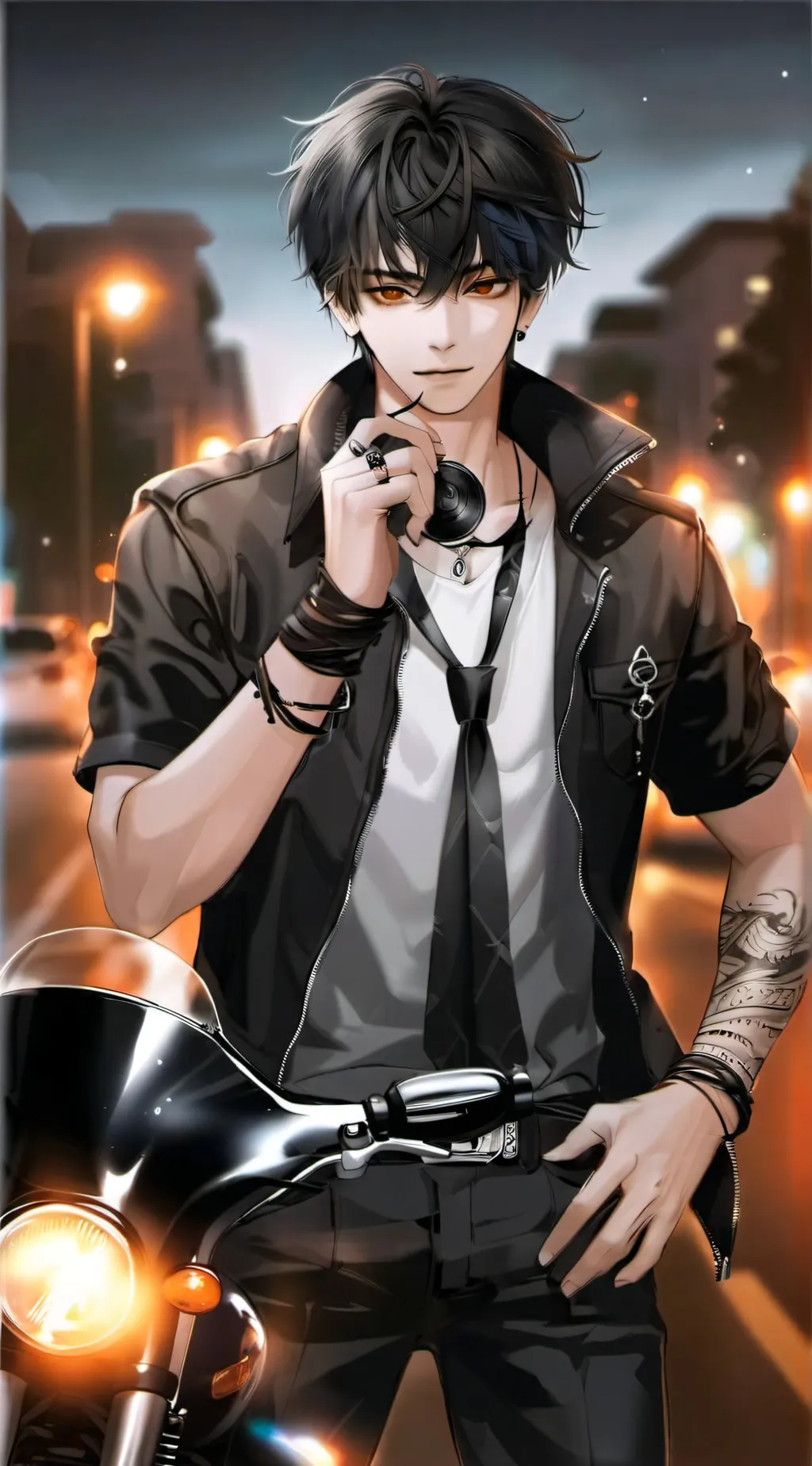 ai character: ° Lucas ° background