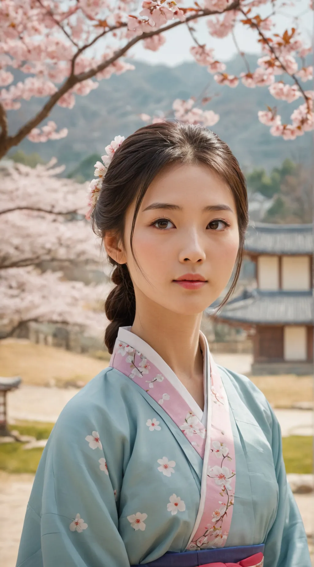 ai character: katie  background