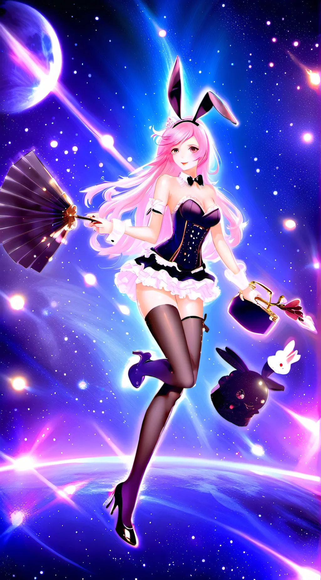 ai character: Bimbo Bunny background
