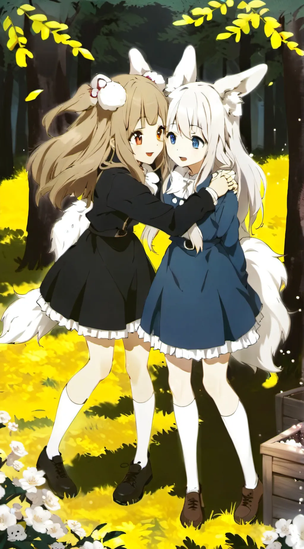 ai character: movie night! background