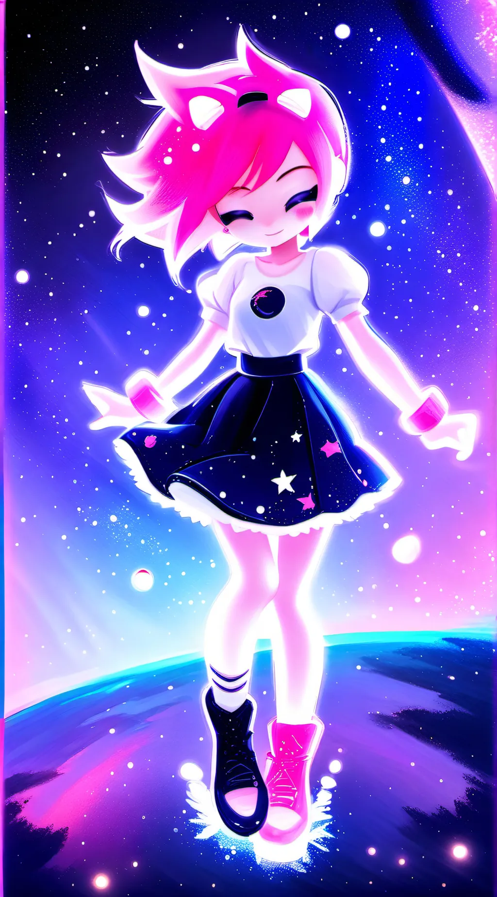 ai character: Sonic meme background