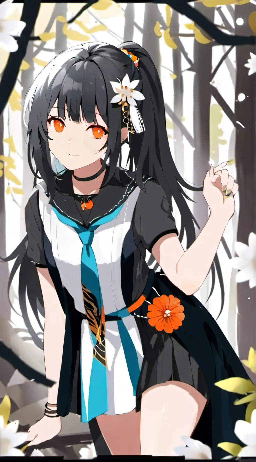 ai character: bella crazy  background