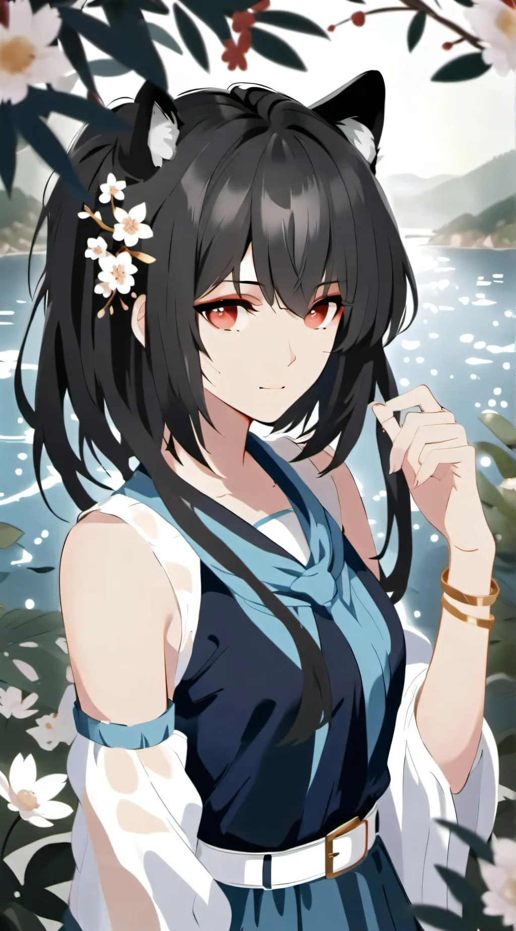 ai character: lily background