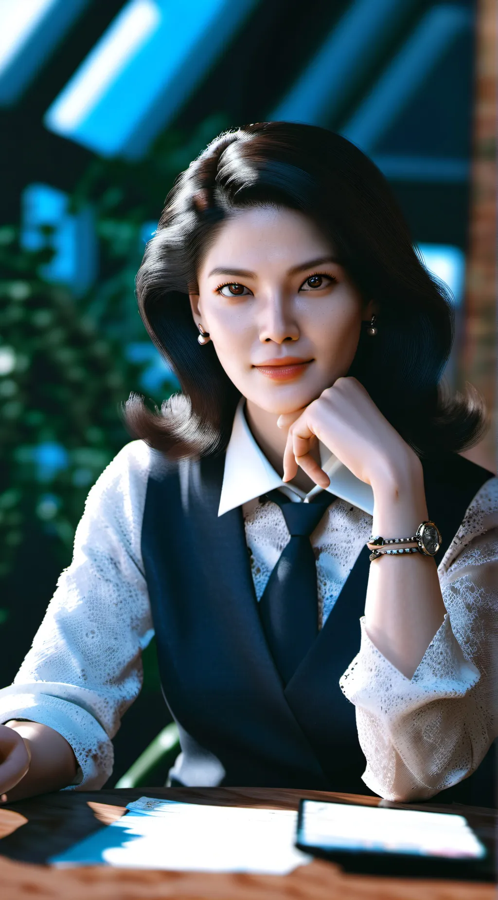 ai character: Lexi background