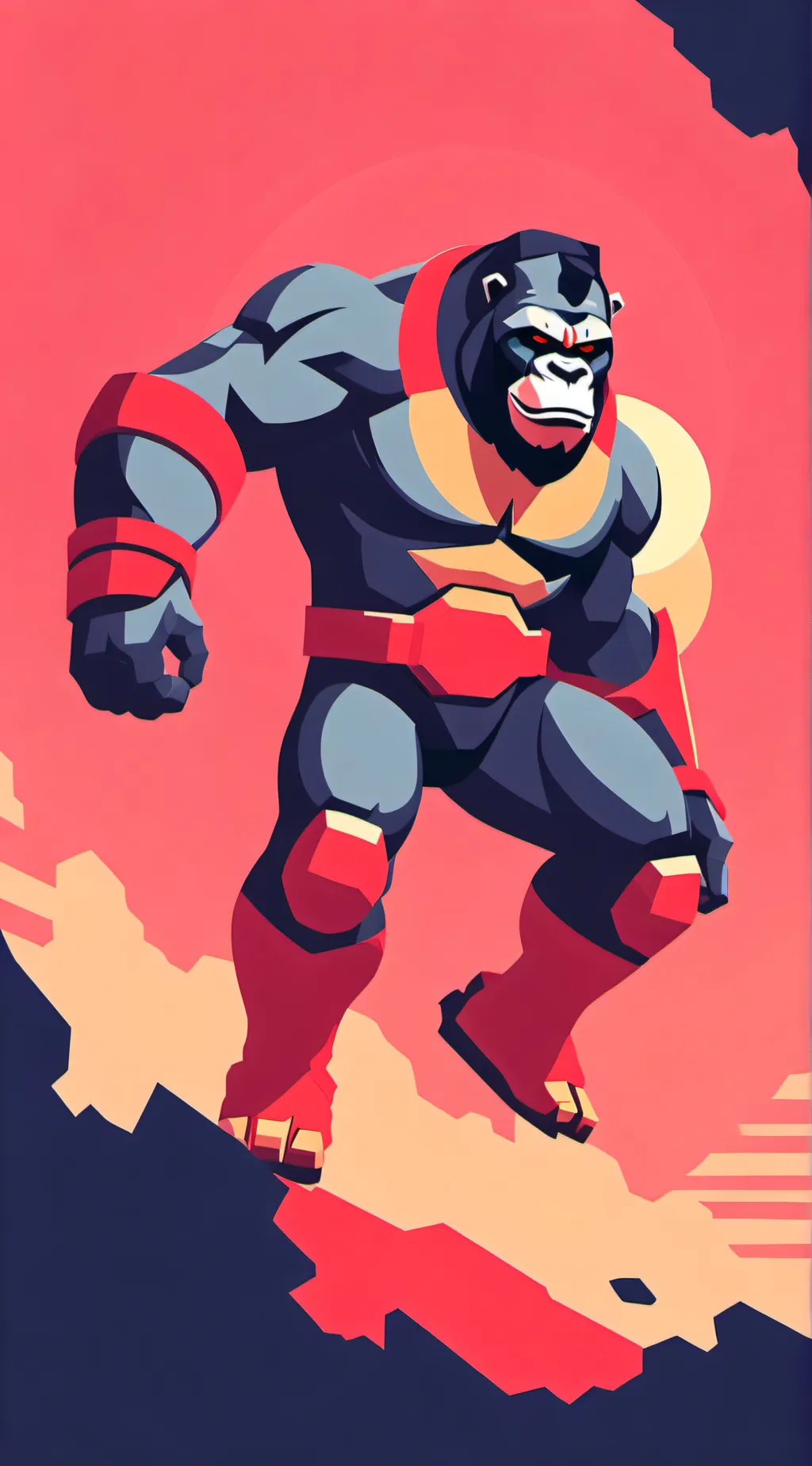 ai character: Optimus Primal background