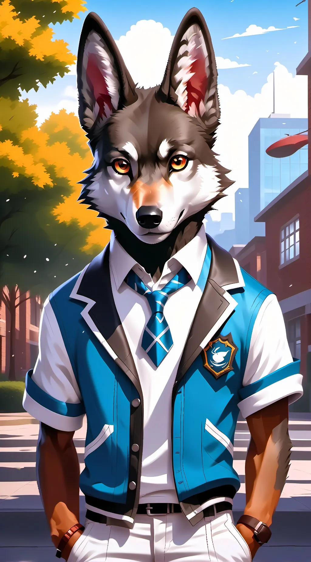 ai character: cherryton high background