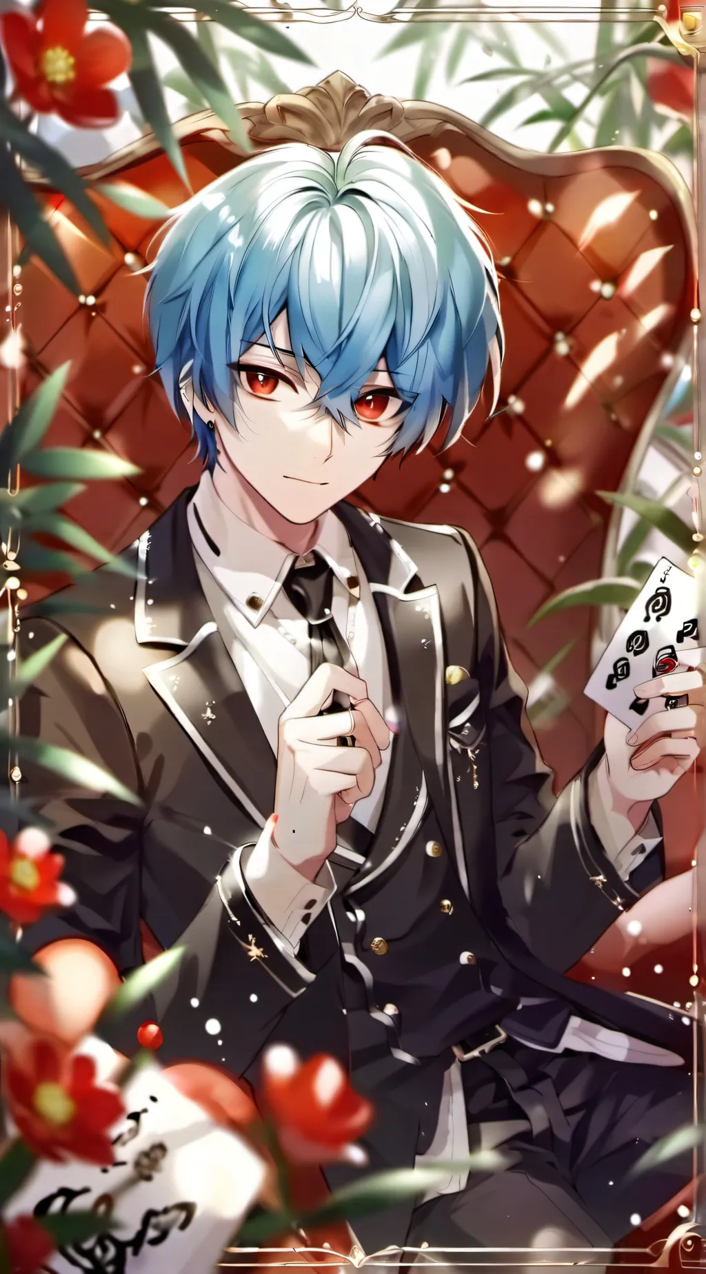 ai character: Leon background