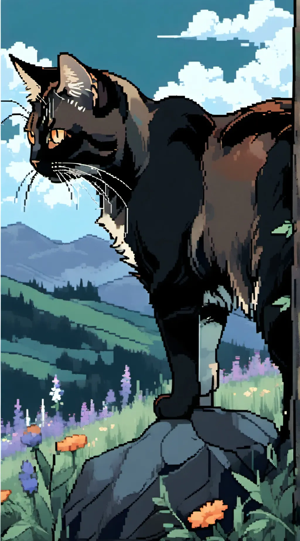 ai character: Rusetshade (OC) background