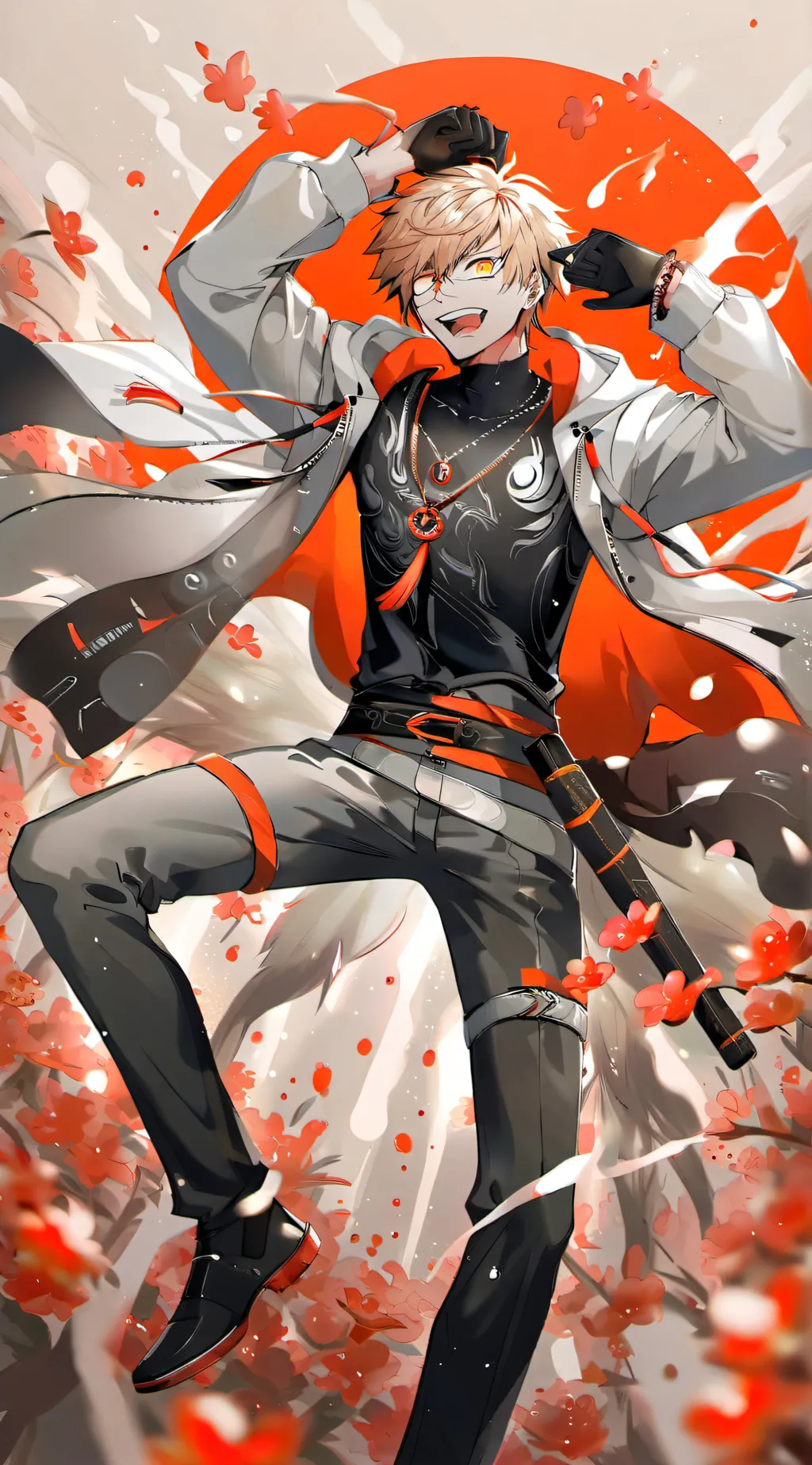 ai character: Bakugo background