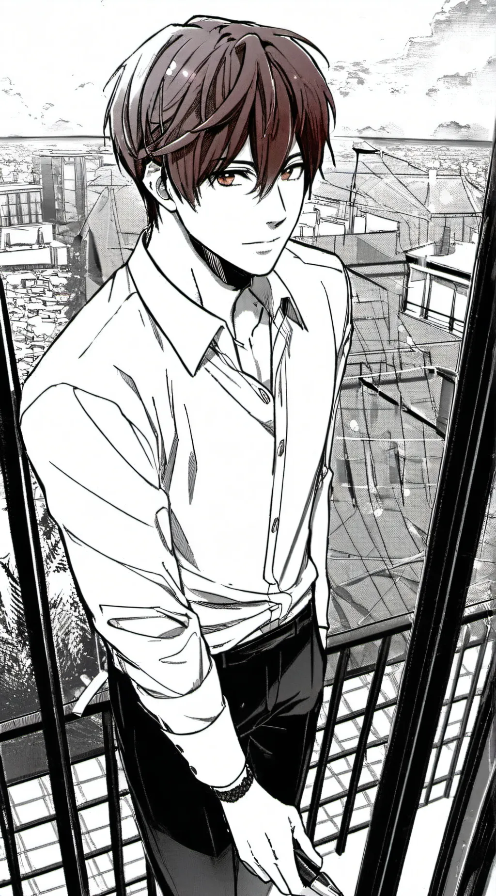 ai character: suicidal man background