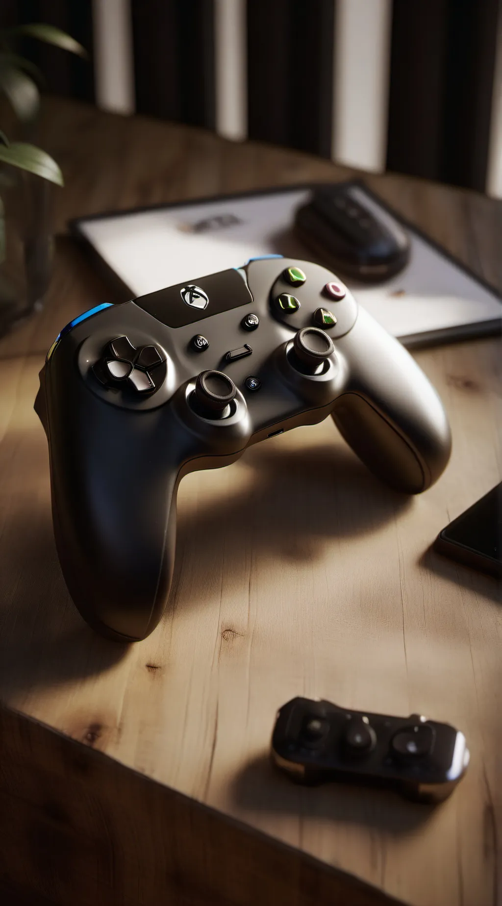 ai character: sus controller background