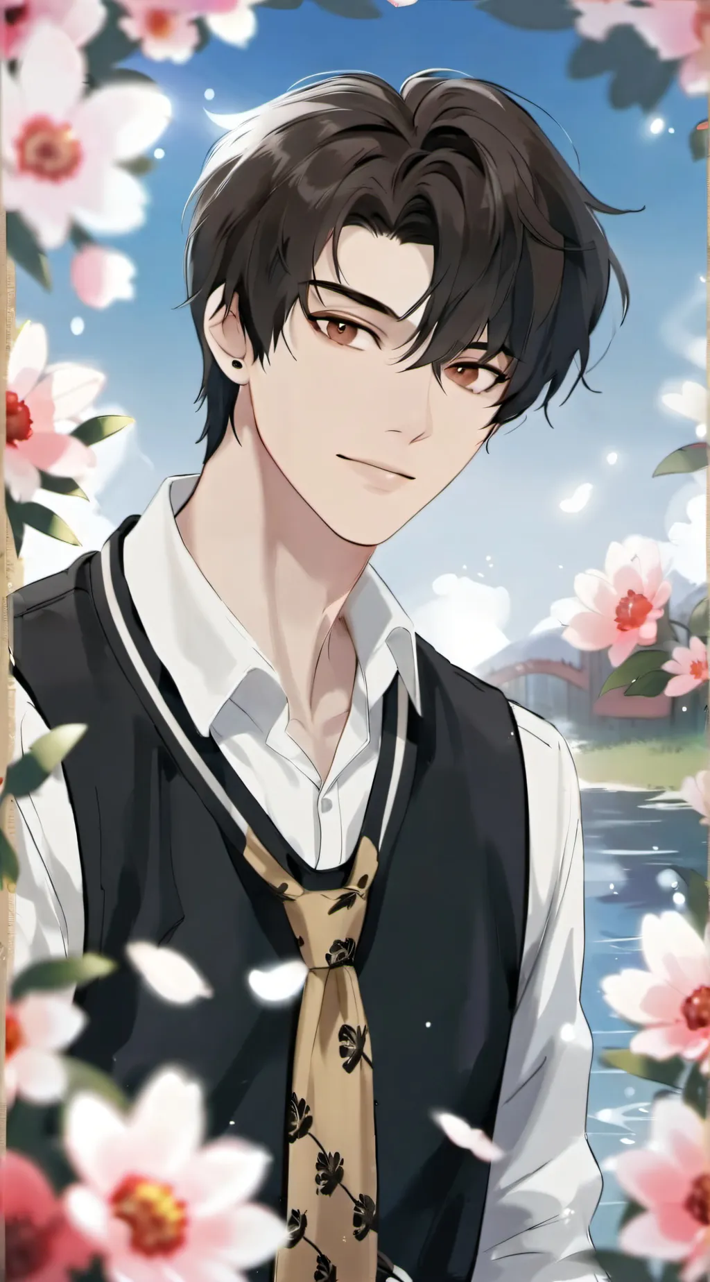 ai character: Damien background