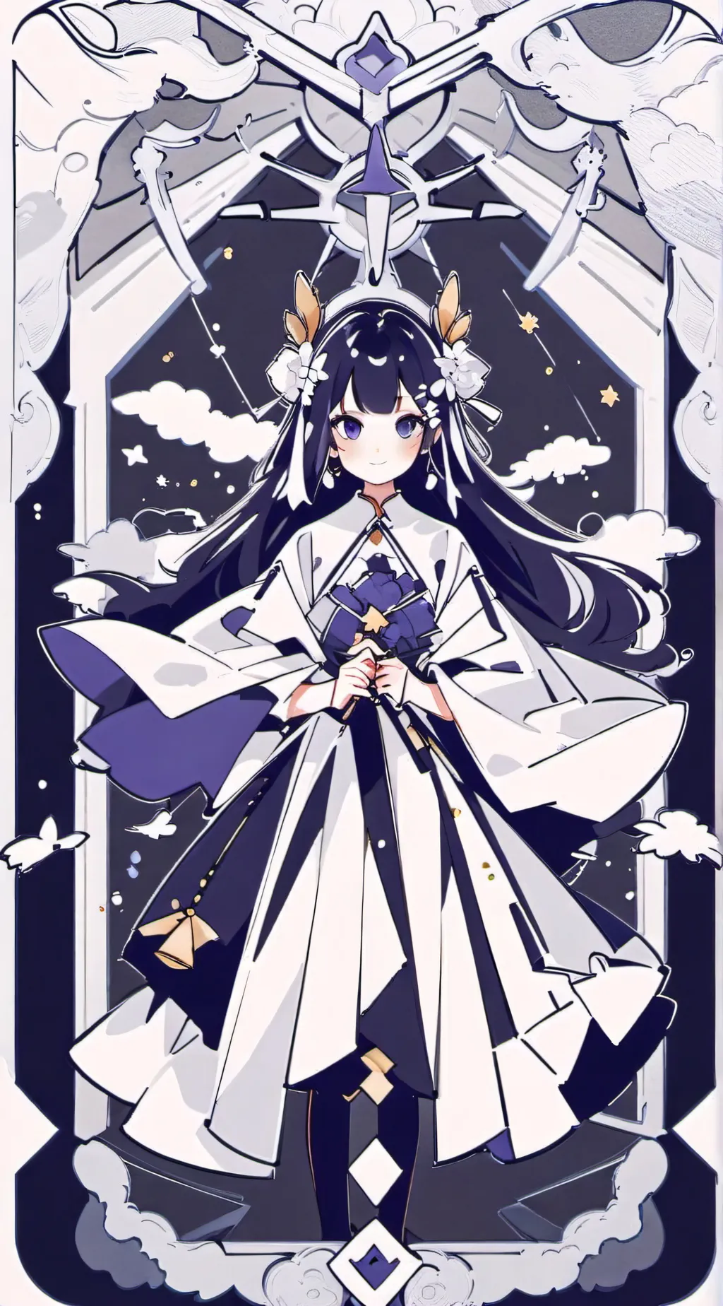 ai character: Life is a wonder background