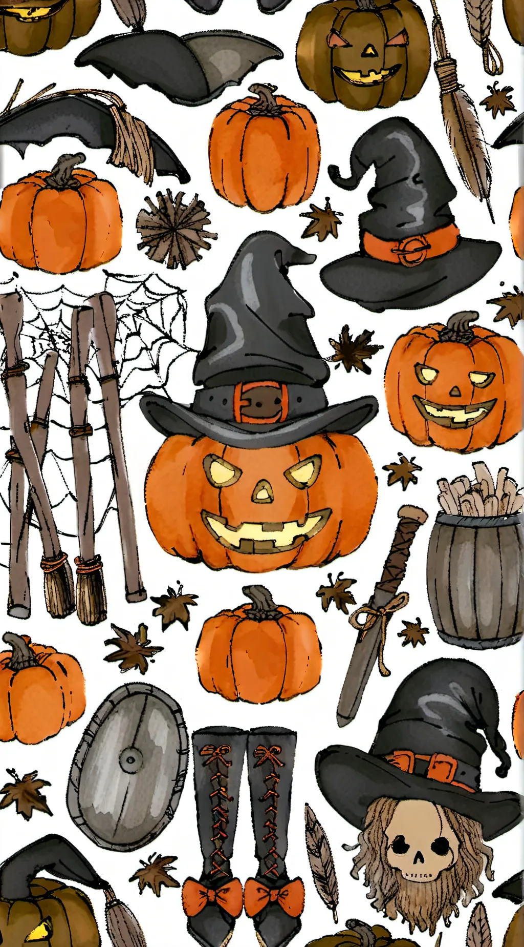 ai character: Mm2 halloween background